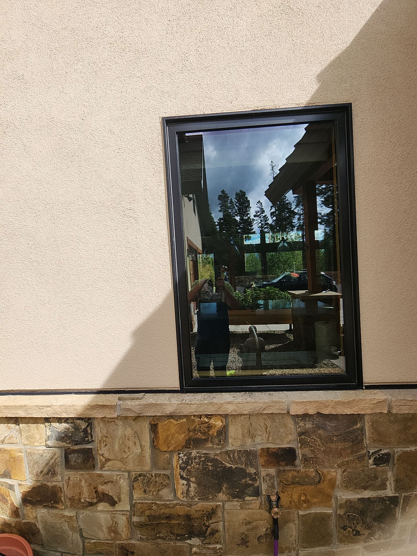 Window Washing using Ninja Scrubbers by Wheatley Creek Services