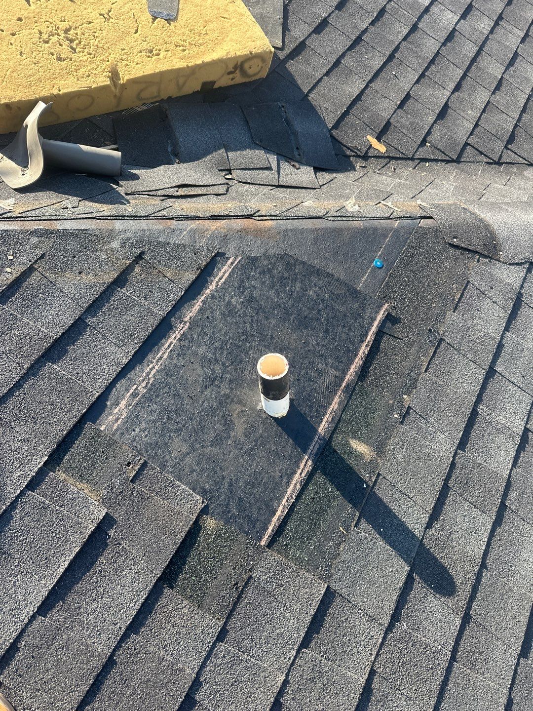 Hail Damage using Owen's Corning Duration (Lifetime) Shingles by Roof Repair Company