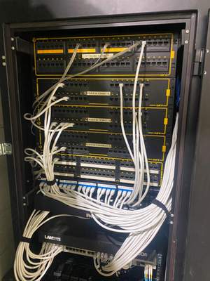 Structured cabling installation by CimaSolutions