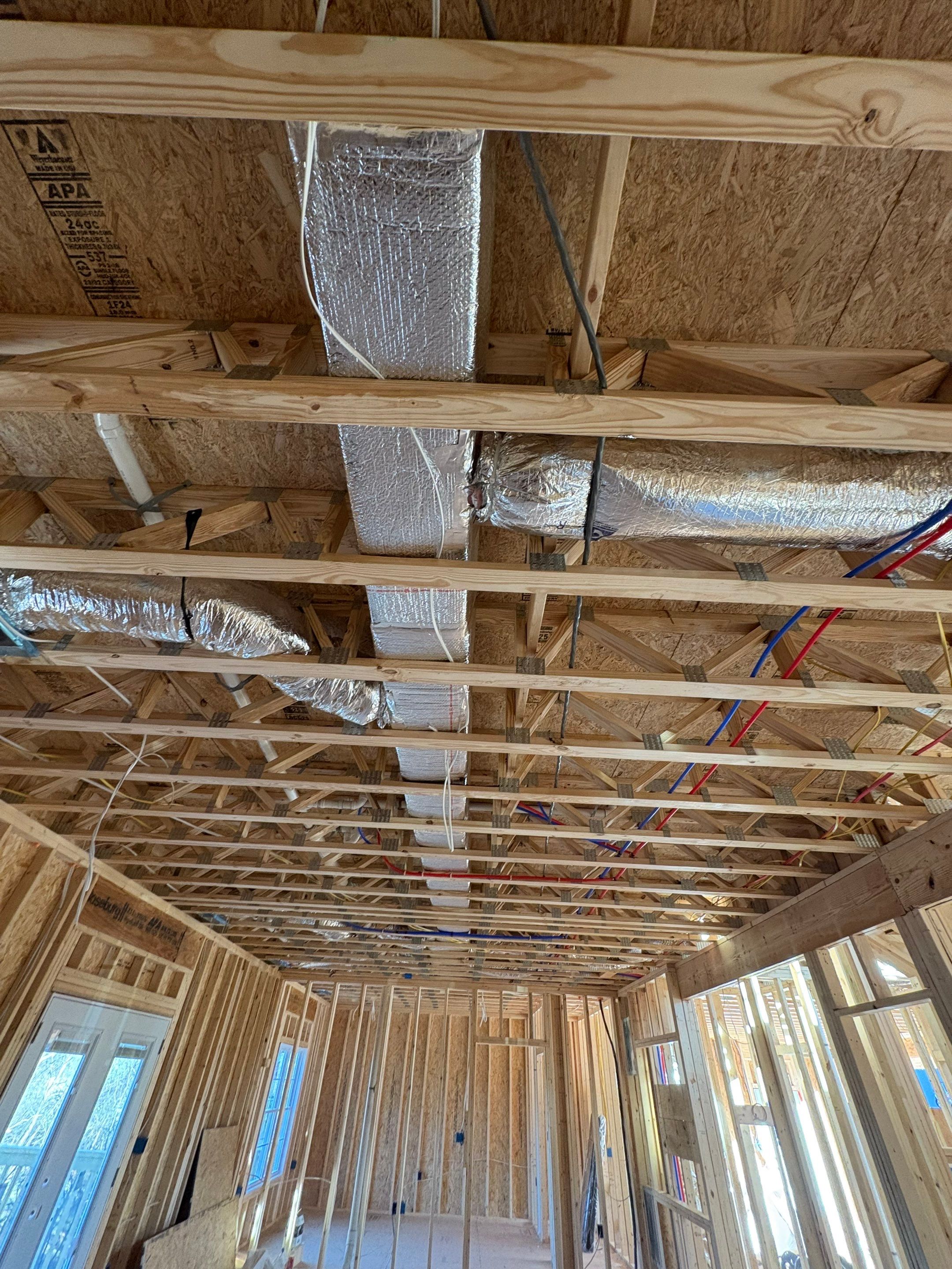 New Construction install in Harrisonburg by Elemental Heating and air conditioning LLC