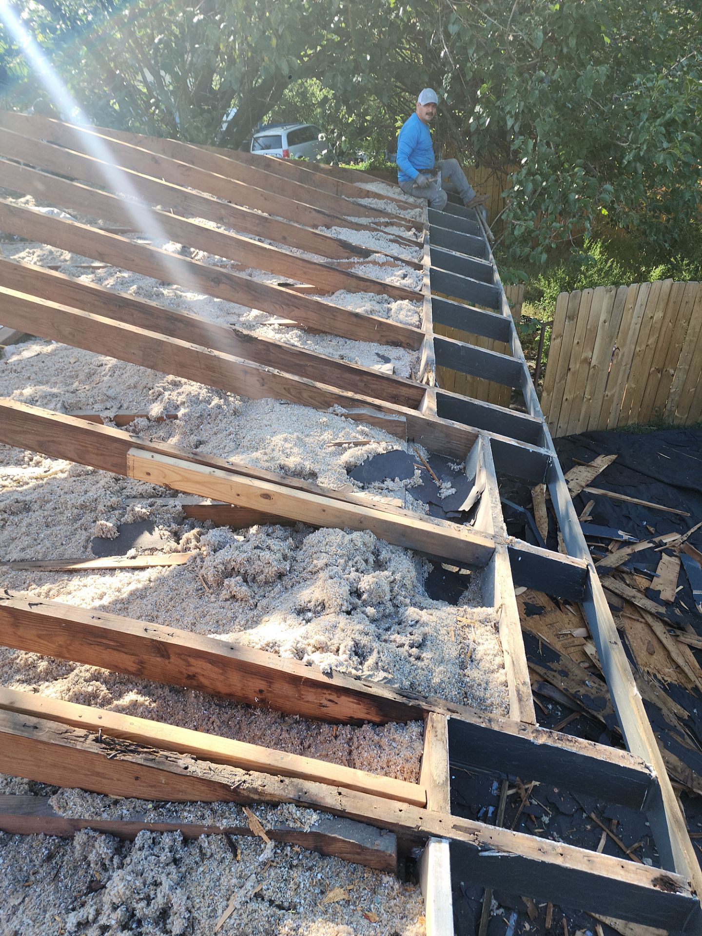 Residential Roofing Installation using Owen's Corning Duration (Lifetime) Shingles by Roof Repair Company