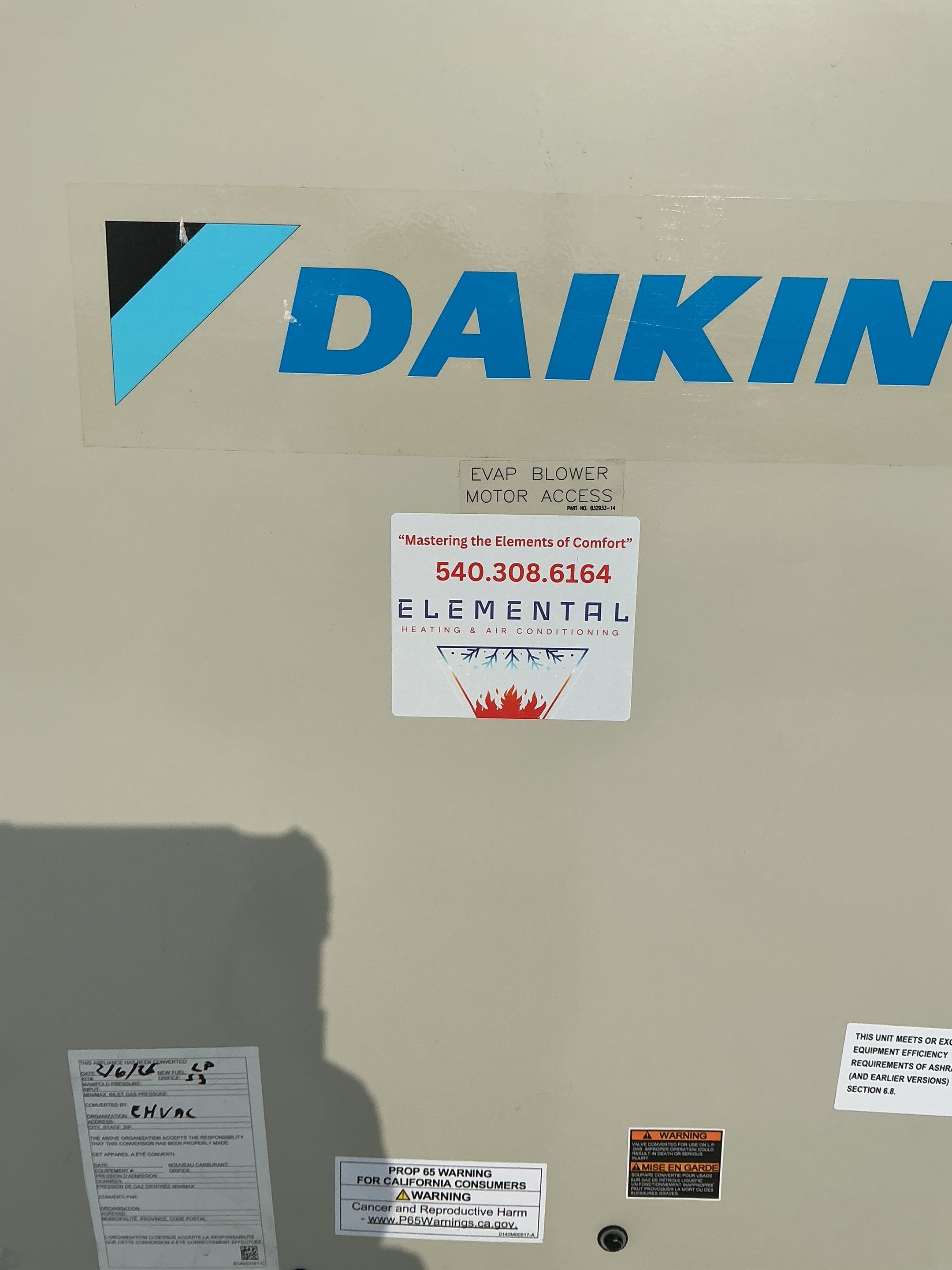 Mount Jackson Moose Lodge Daikin Rooftop Unit by Elemental Heating and air conditioning LLC