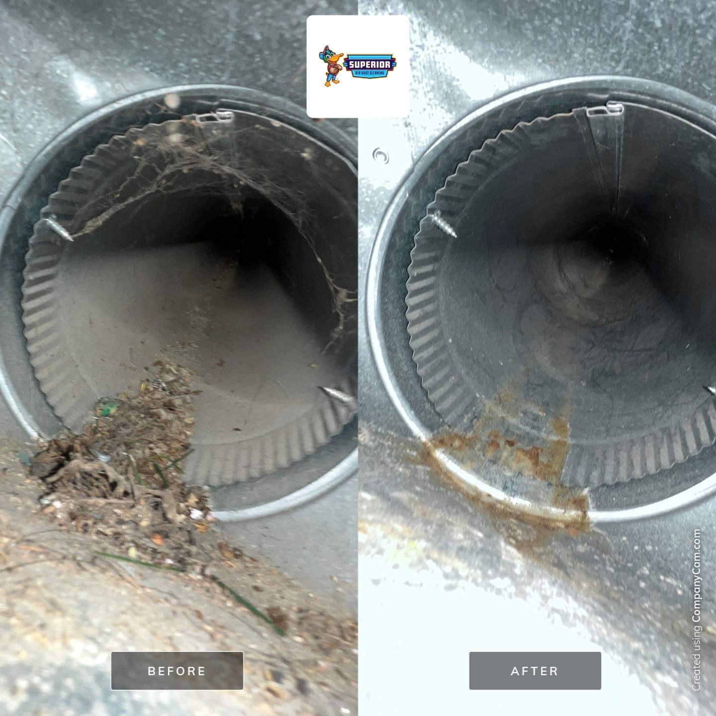 Air Duct Cleaning With a Vacuum Truck in Grove City, PA by Superior Air Duct Cleaning