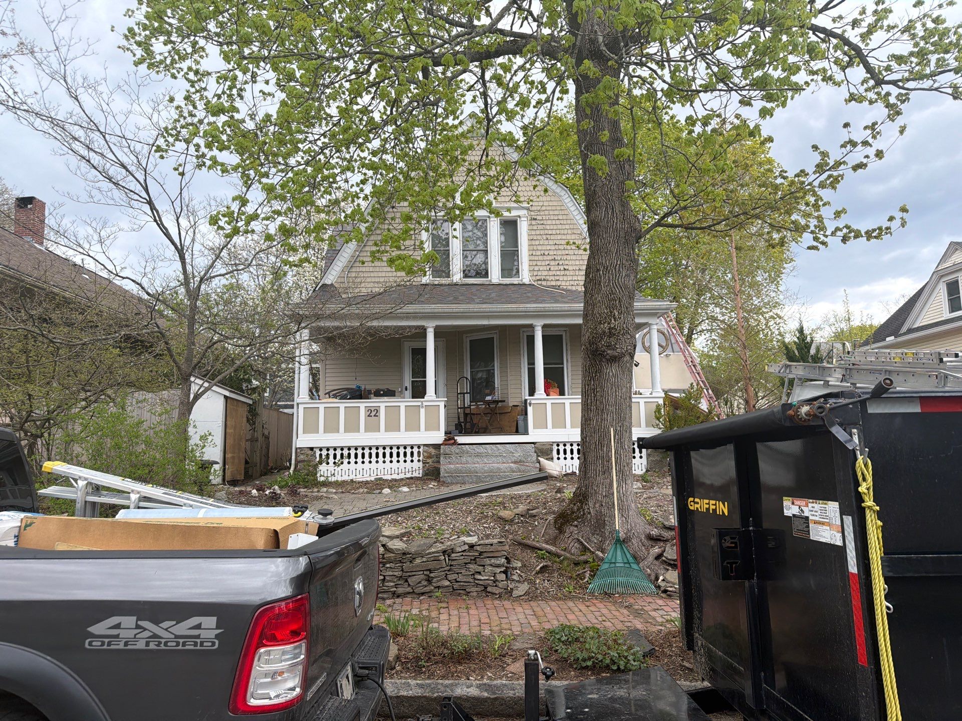 Portland Residential Roof Replacement with New Asphalt Shingles by Tall pine roofing