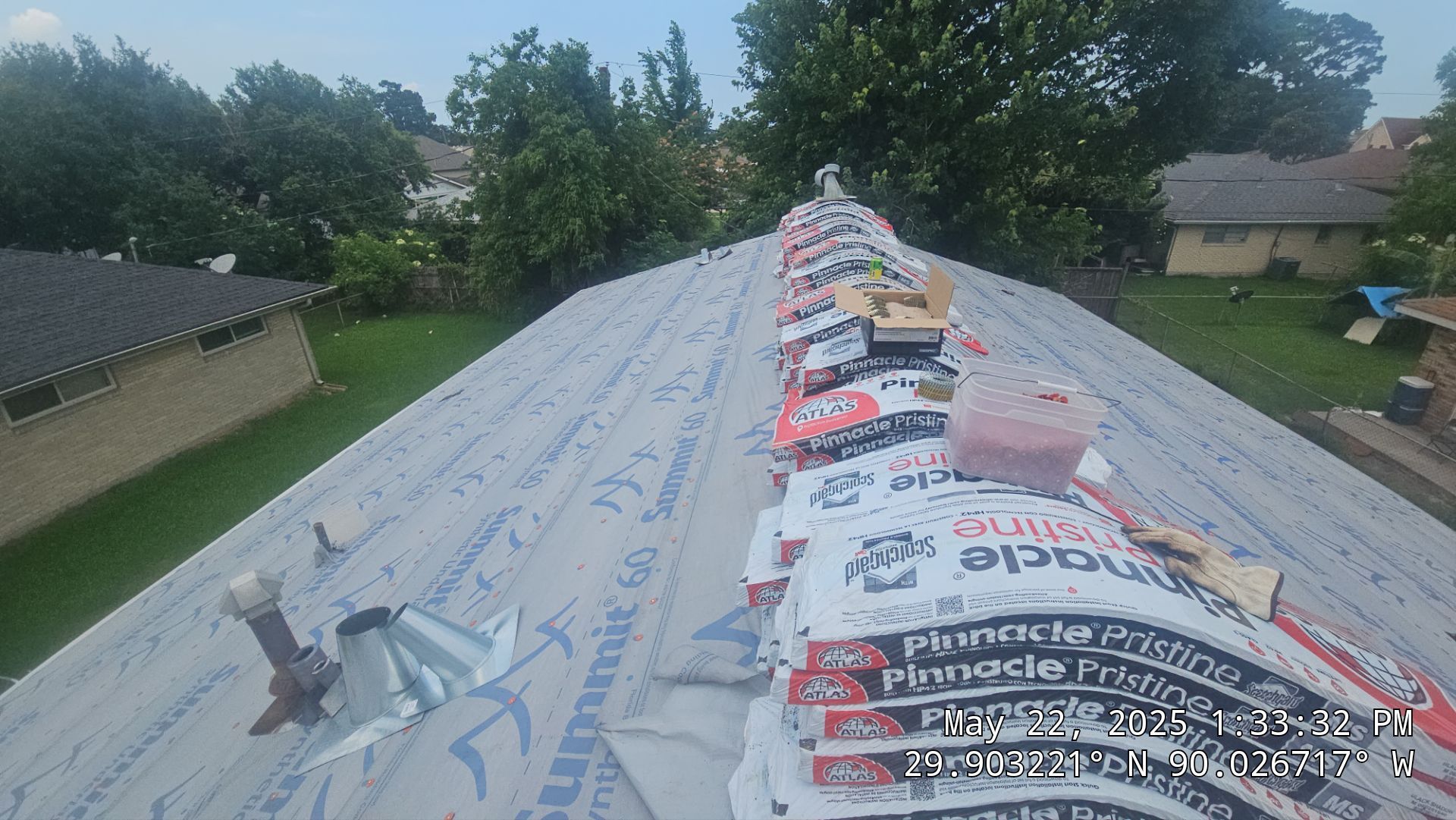 Project in Terrytown by Robertson Roofing & Siding Inc