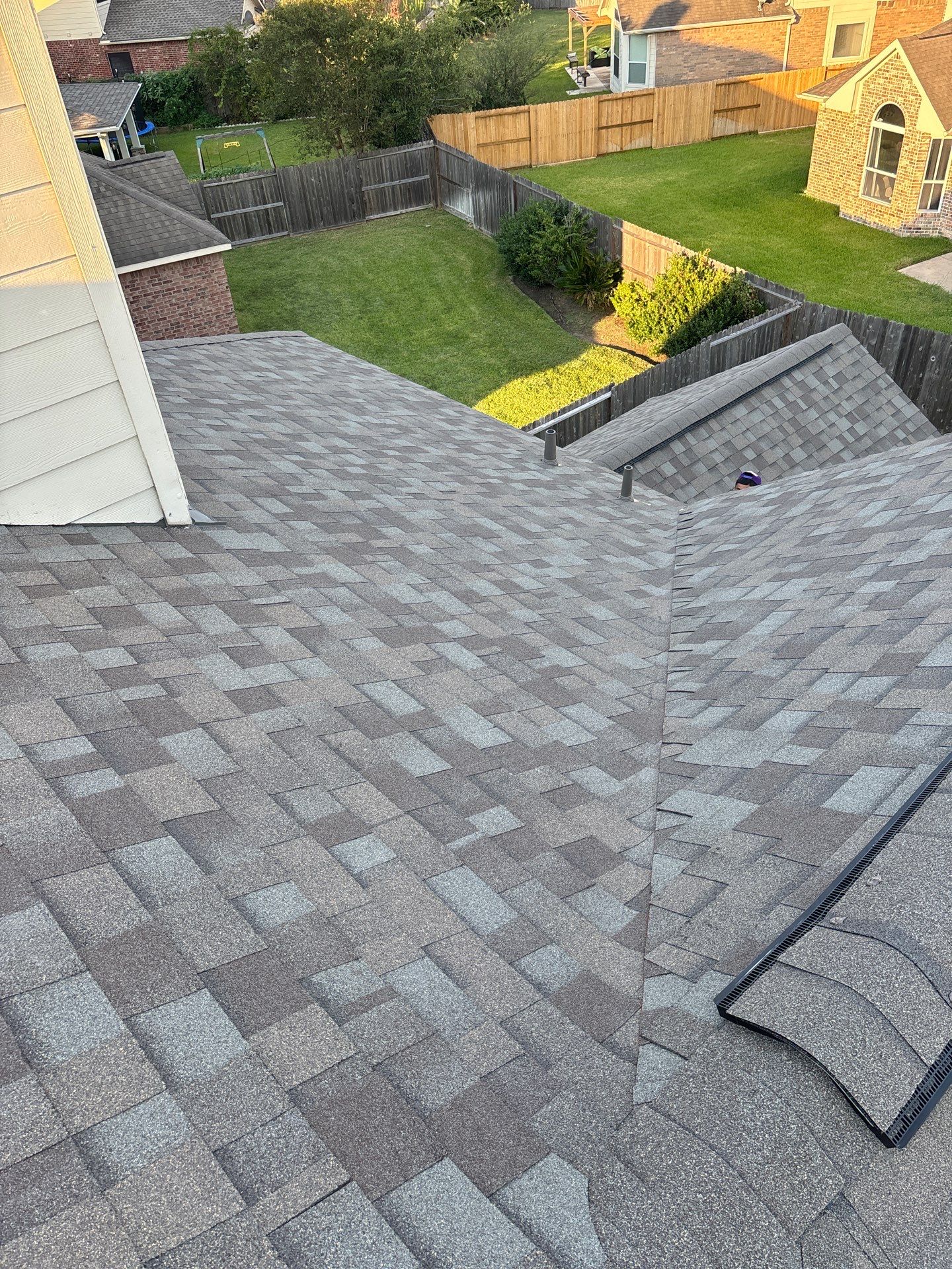 Residential Roofing Installation using Owen's Corning Duration (Lifetime) Shingles by Roof Repair Company