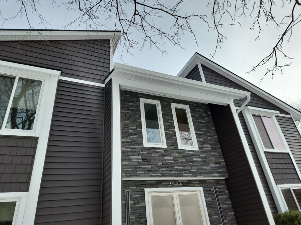 CertainTeed Monogram D5 Slate + Owens Corning Duration Colonial Slate by 180 Contractors