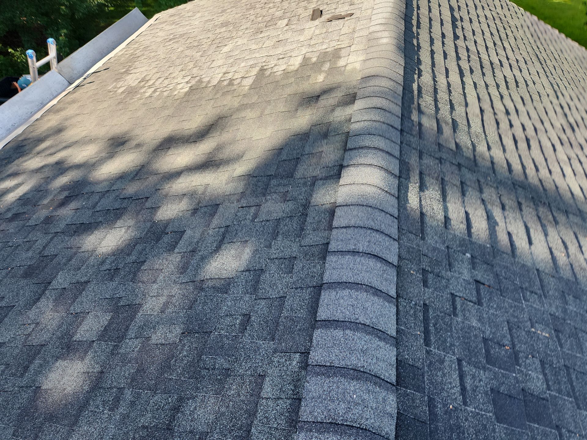 Residential Roofing Installation using Owens Corning TruDefinition Duration AR - Williamsburg Gray by A Plus Exterior