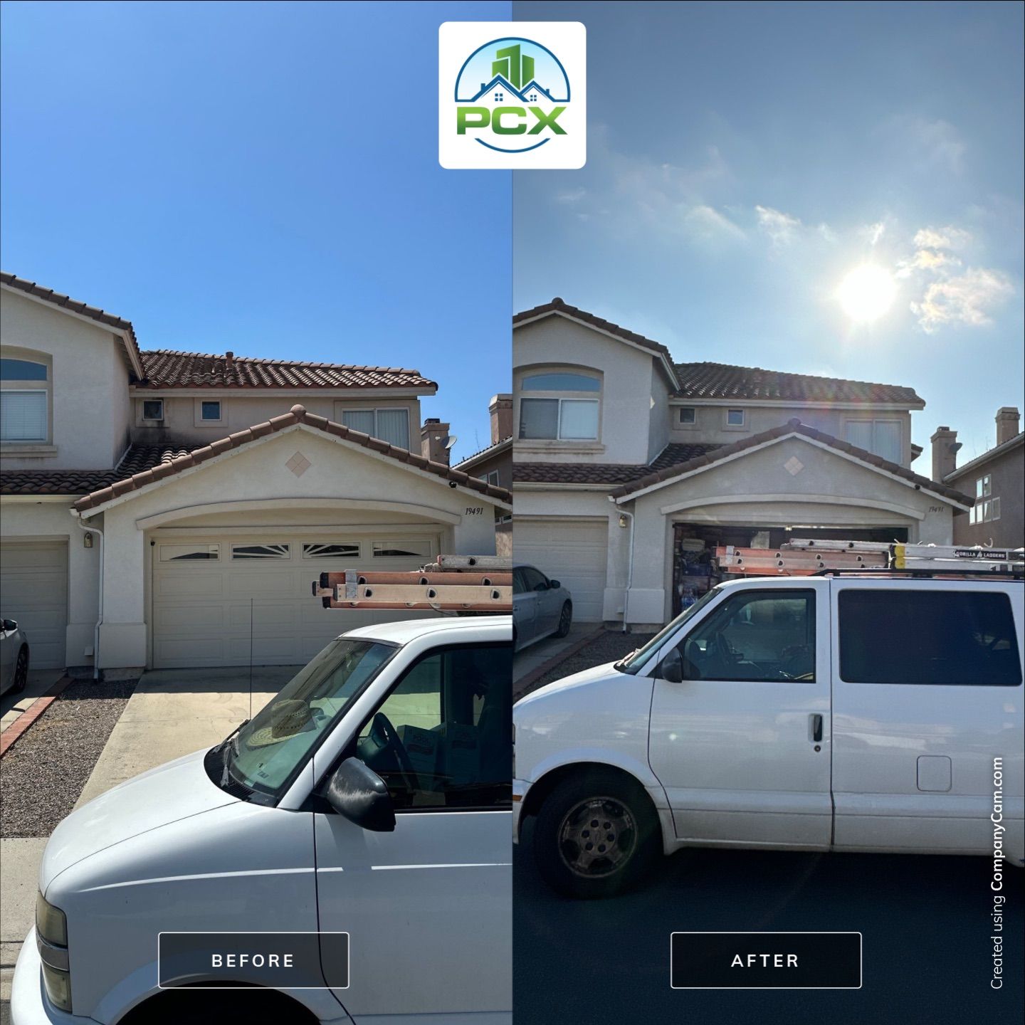 This home was COVERED in growth by Property Cleaning Experts, LLC