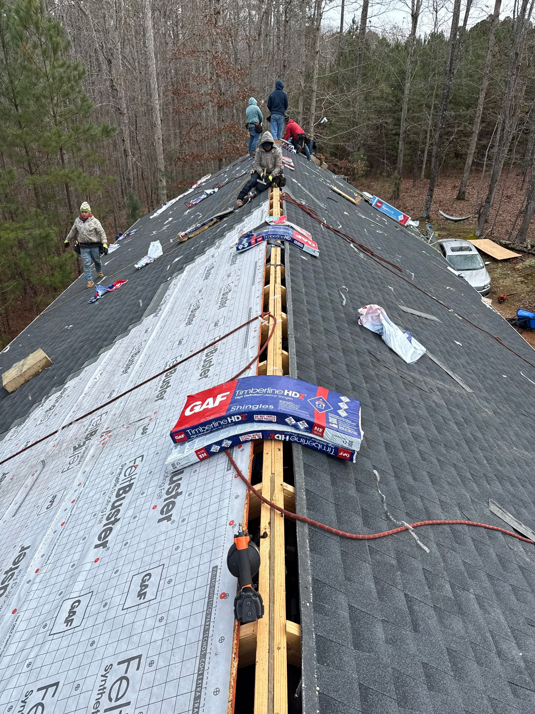 Roof Replacement - GAF Timberline HDZ Charcoal  by Pro Performance Roofing
