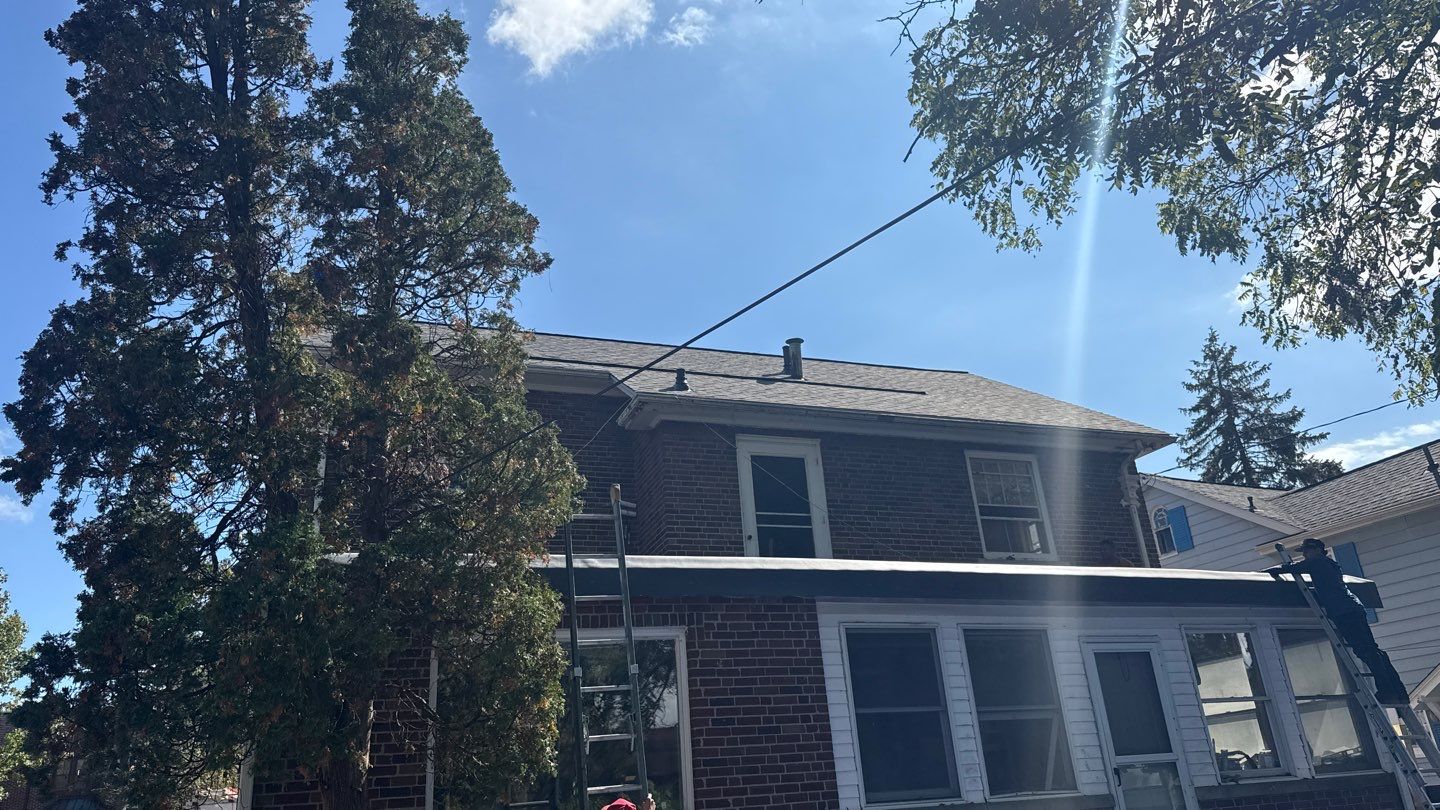 Roof Replacement using Owens Corning Colonial Slate by 180 Contractors