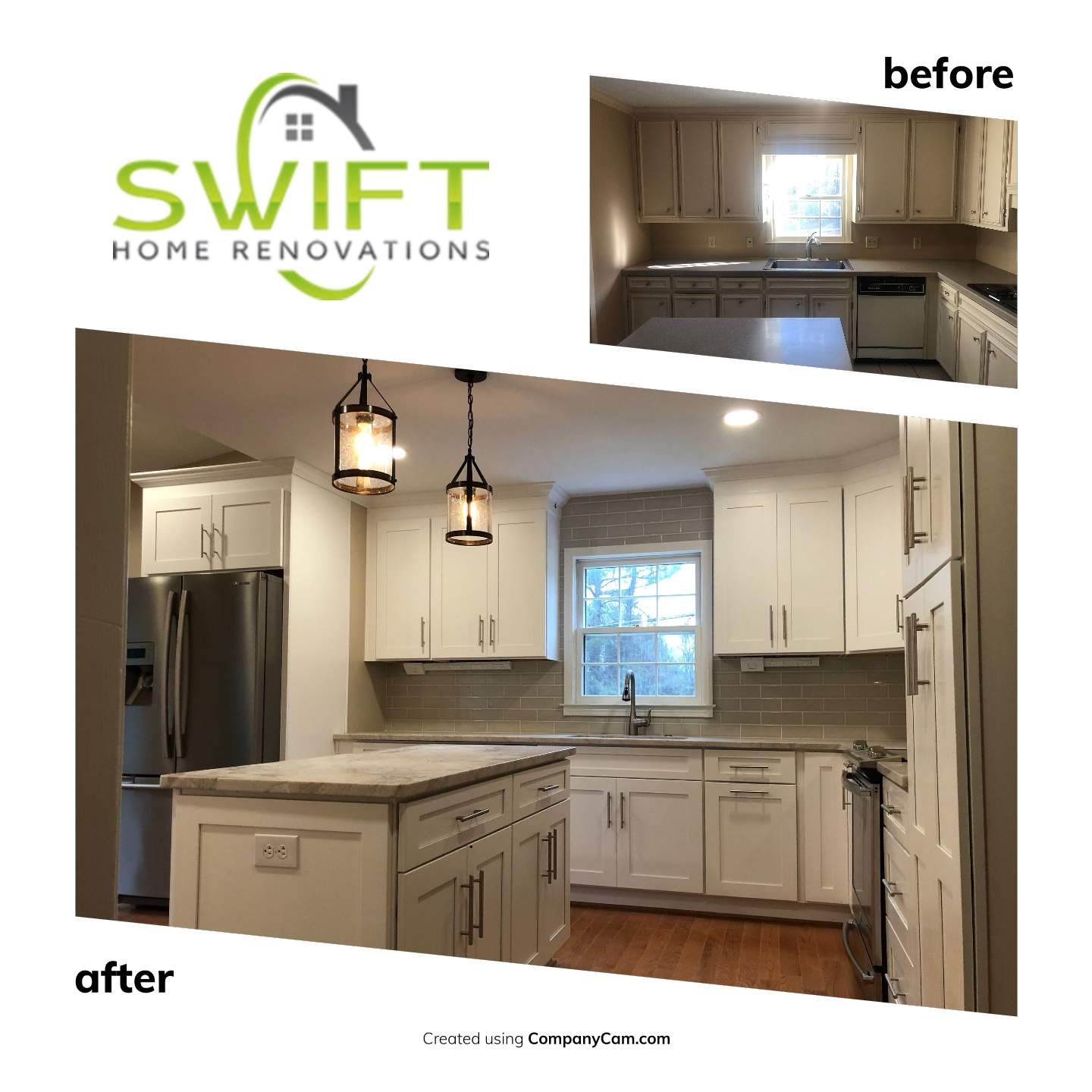 Complete Kitchen Remodel and Open Concept Transformation in Duluth by Swift Home Renovations