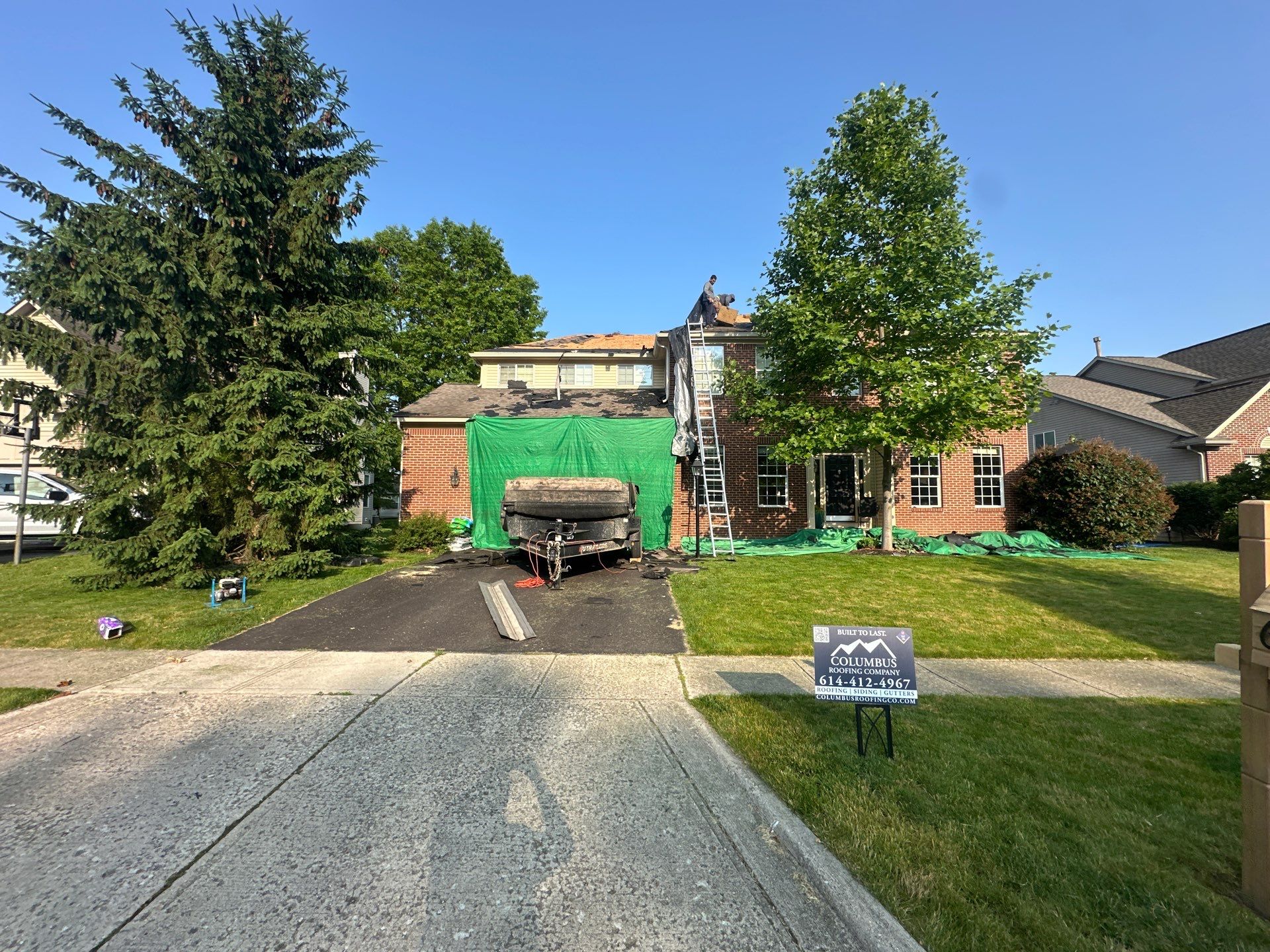 Project in Westerville by Columbus Roofing Company