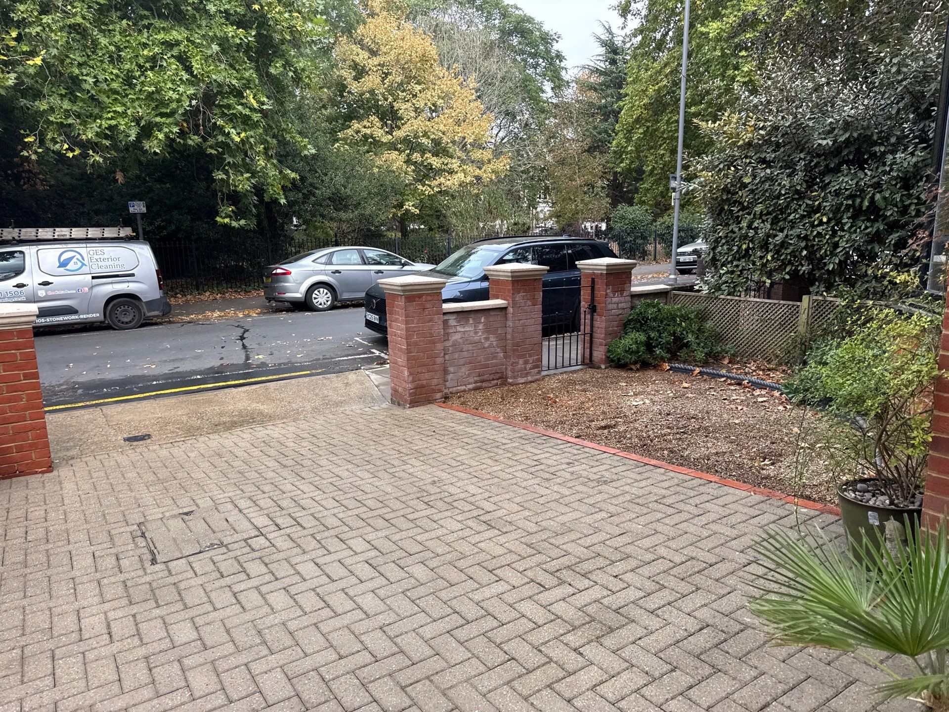 Professional Driveway and Natural Stone Patio Cleaning in Surbiton by Ges Exterior Cleaning ltd