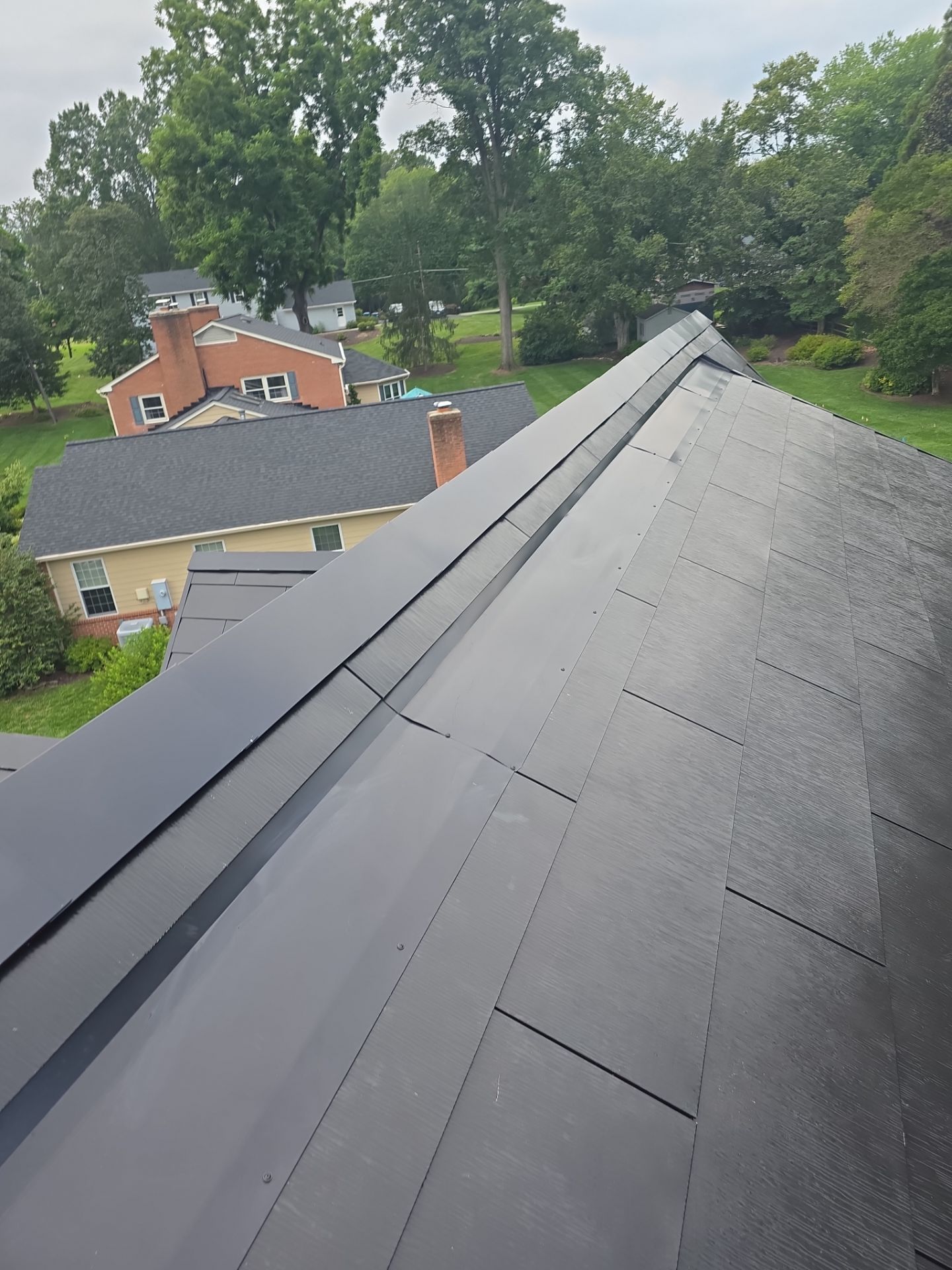 Tesla Solar Roof + Powerwall & SPAN Panel Integration | Fairfax, VA by American Home Contractors