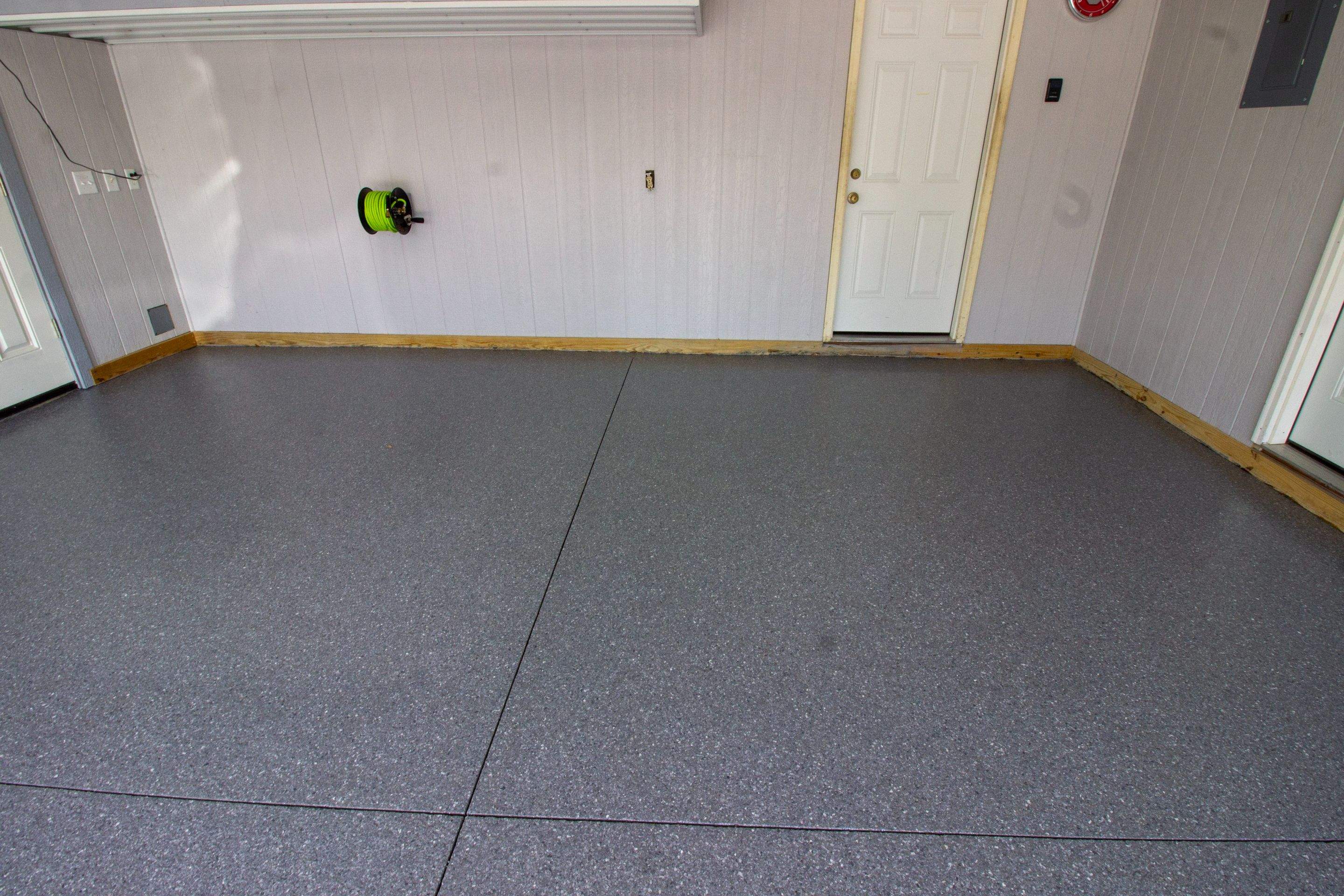 Garage Floor using Granite by Your1DayFloor.com