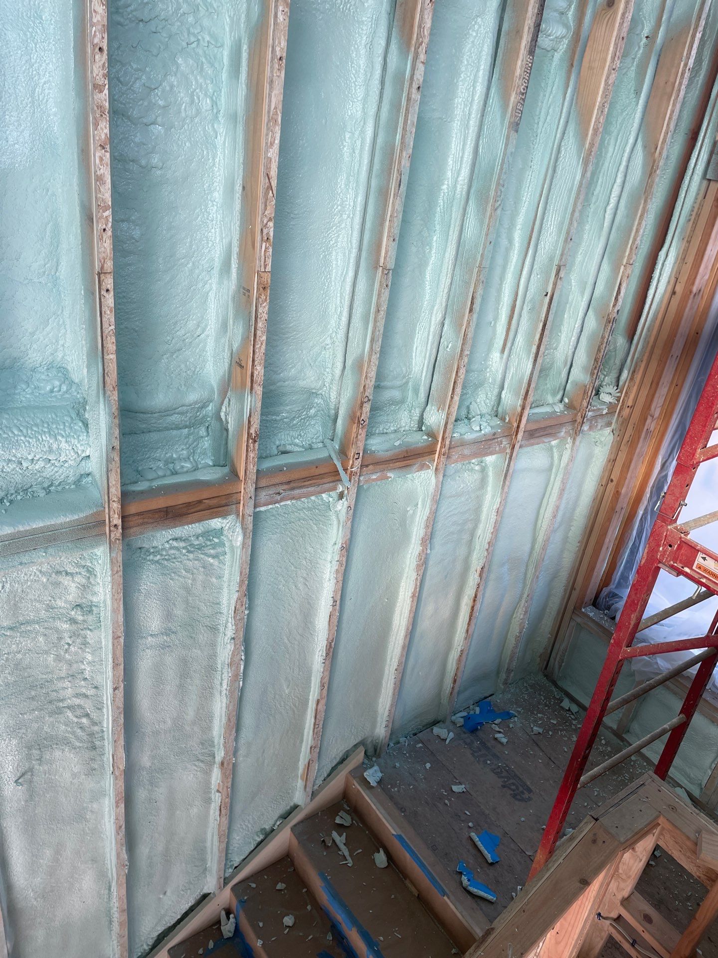 New Construction using Closed Cell Spray Foam by NYS Foam & Energy