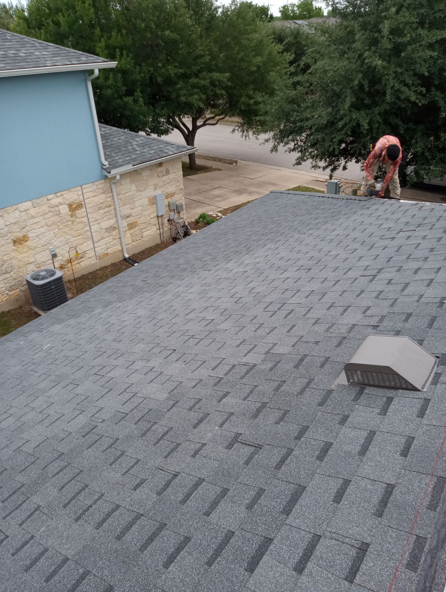 Residential Roof Replacement and Storm Damage Restoration in Leander by Caliber Restoration LLC
