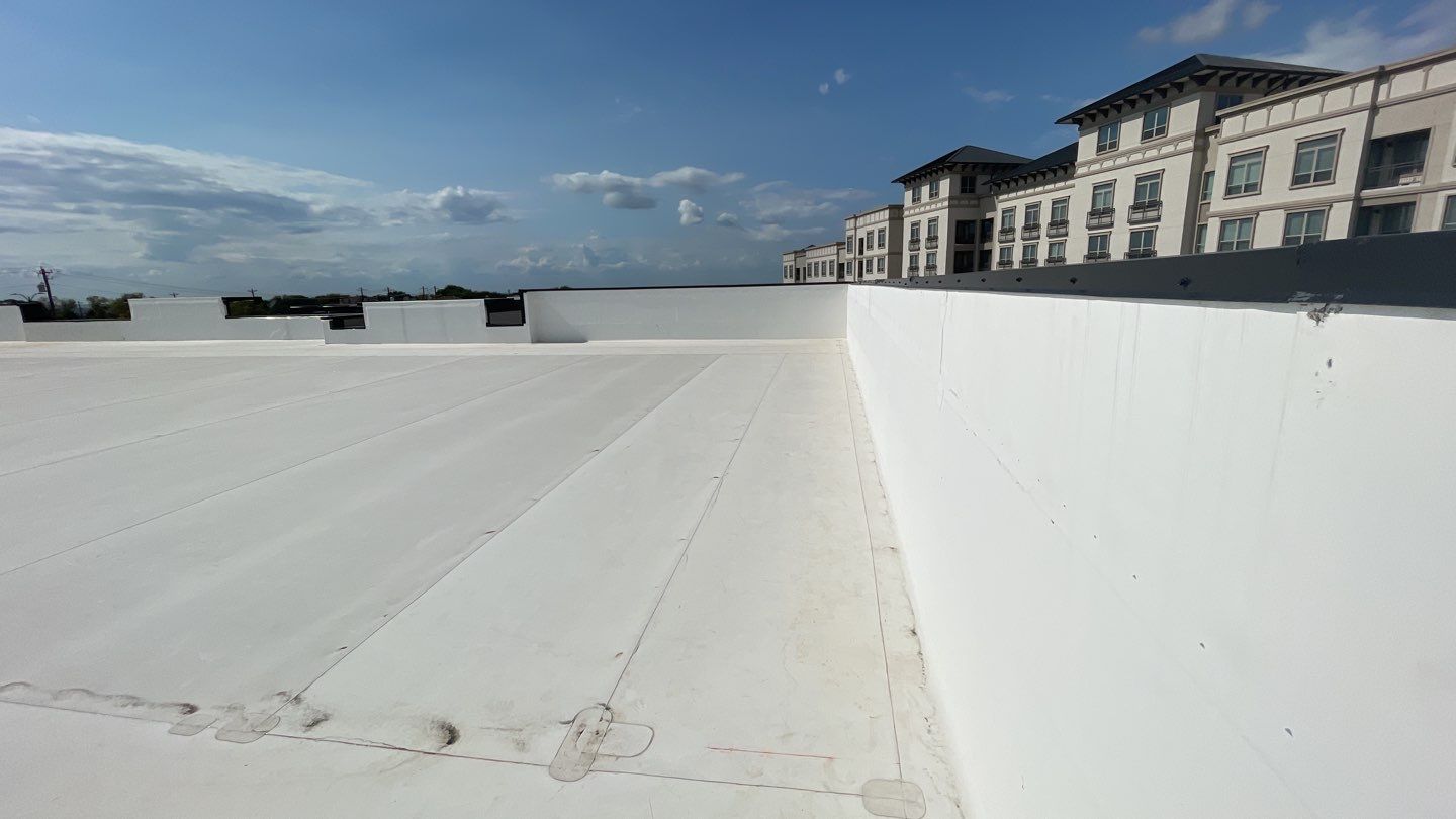 Commercial Roofing Installation using GAF Everguard TPO by Roof Experts