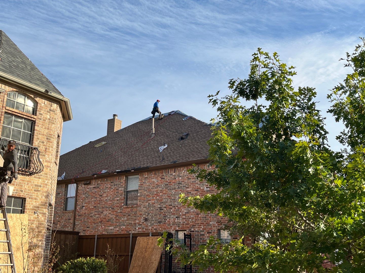 Storm Roof Damage Replacement in Frisco by First United Roofing & Construction