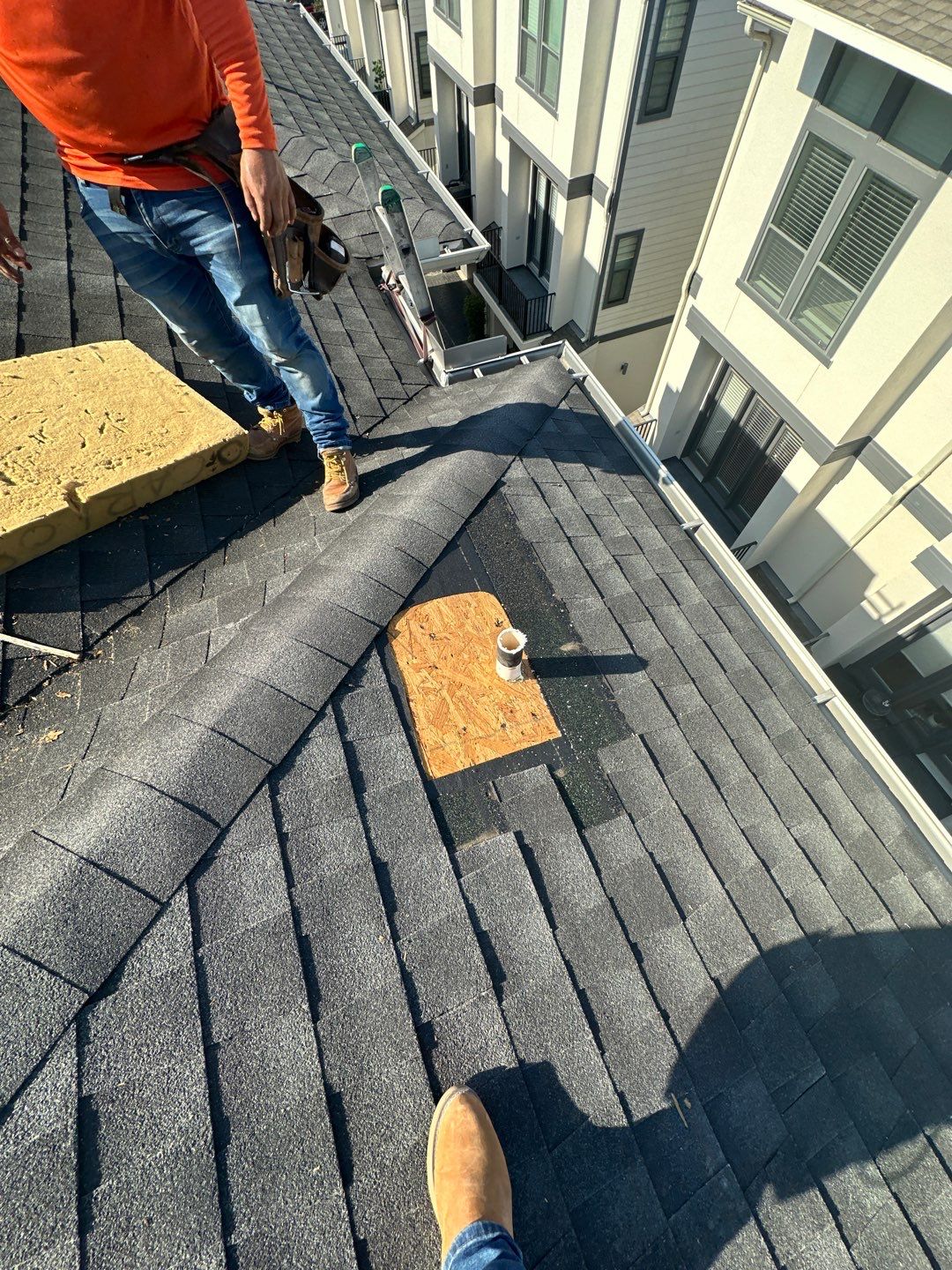 Hail Damage using Owen's Corning Duration (Lifetime) Shingles by Roof Repair Services LLC