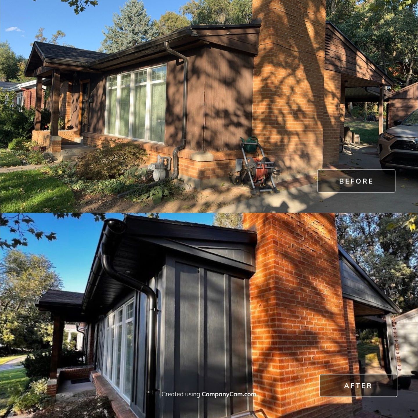 Bountiful | Hardie Mixed Siding & Detached Garage | Iron Gray by Ideal Siding Utah