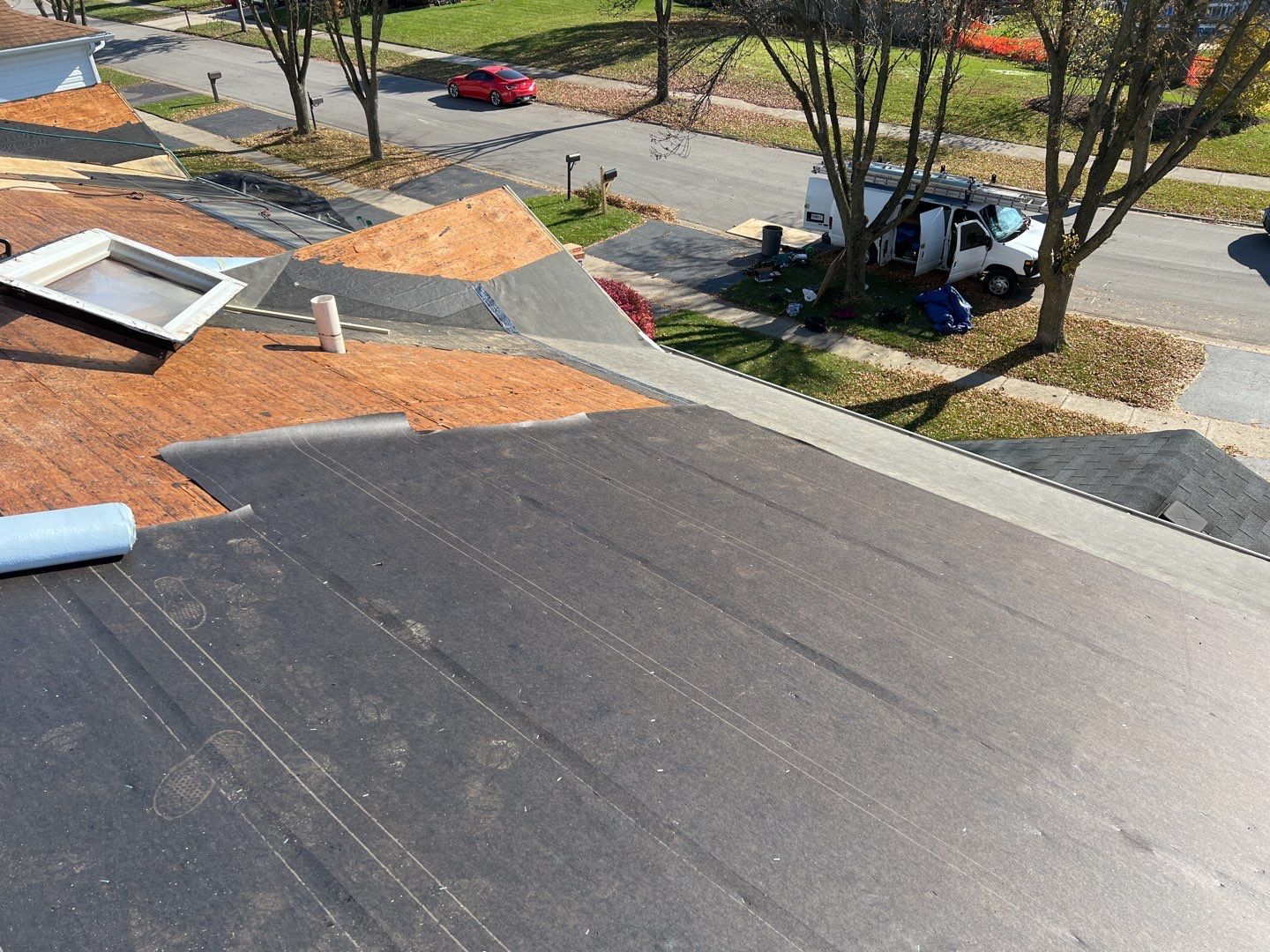 Multi-family unit roof replacement. using GAF Timberline HDZ by Pro Home Services Inc