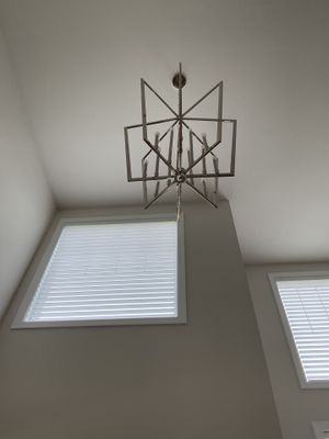 High Ceiling Fixture Installation by ZAM