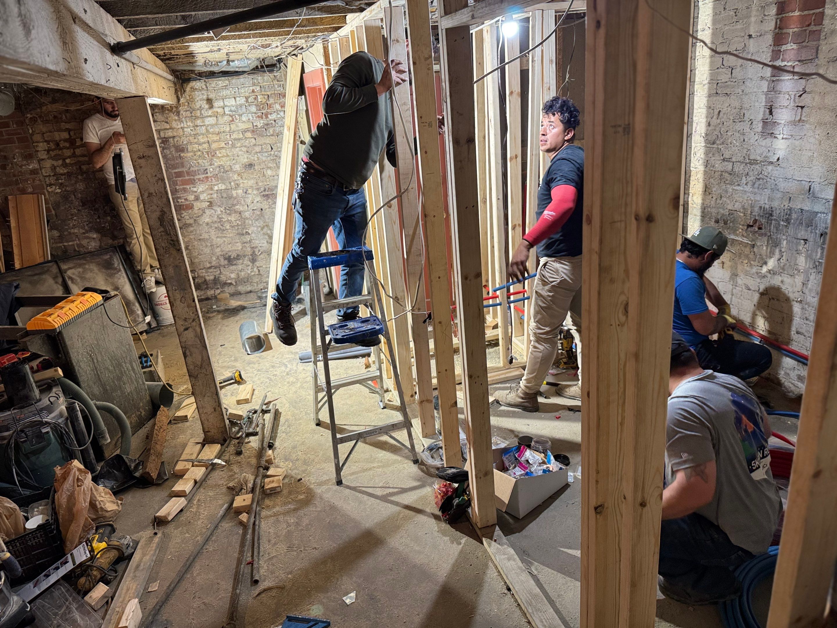 Gym Bathroom Remodel – Wisner, NE by Crows Roofing LLC