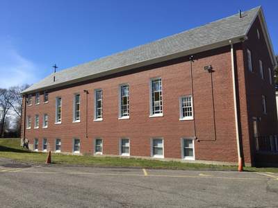 Commercial Gutters at Boston Baptist College-Hyde Park