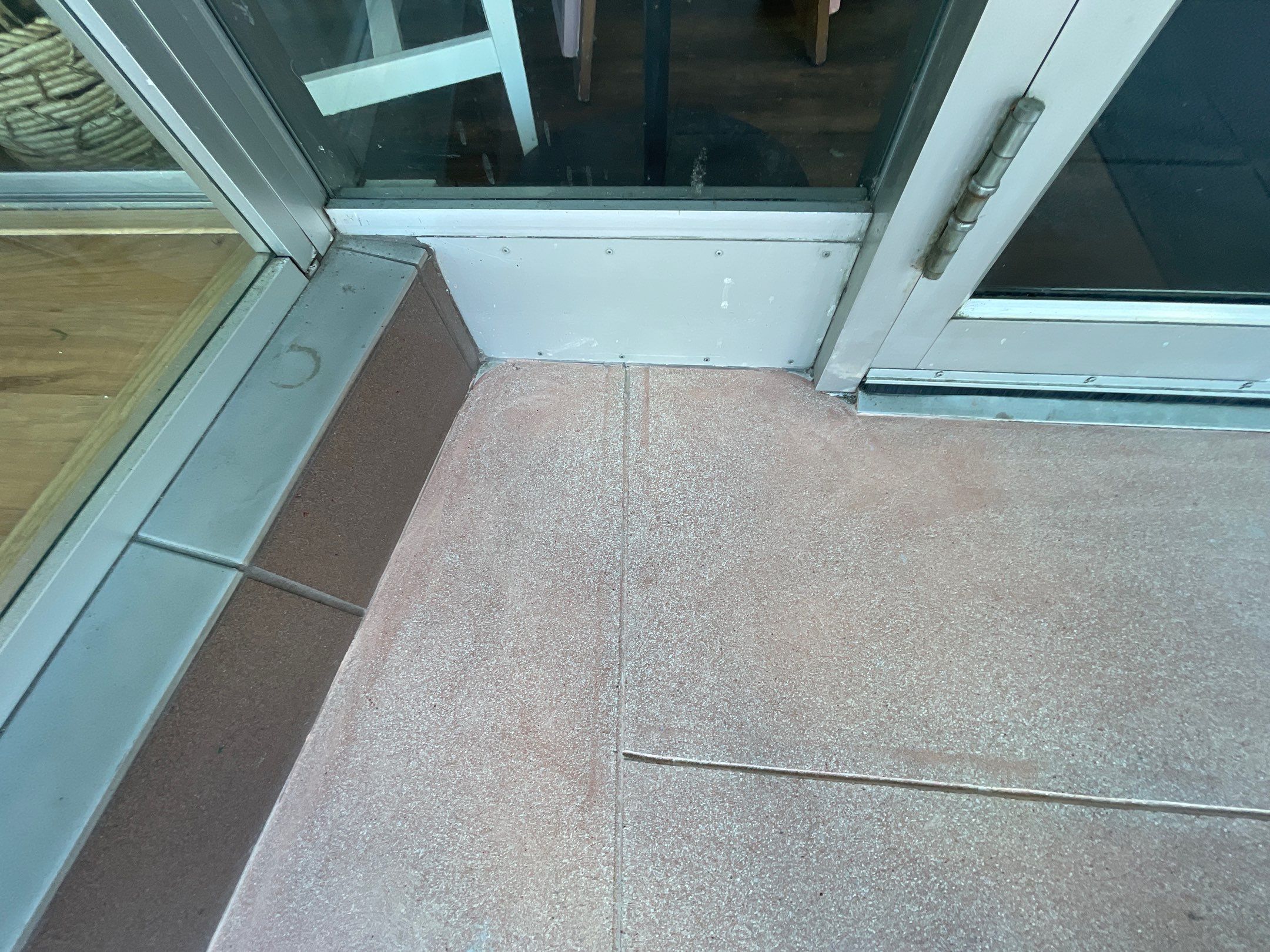 Commercial Floor Transformation using Slate Stone by Croc Coatings, LLC