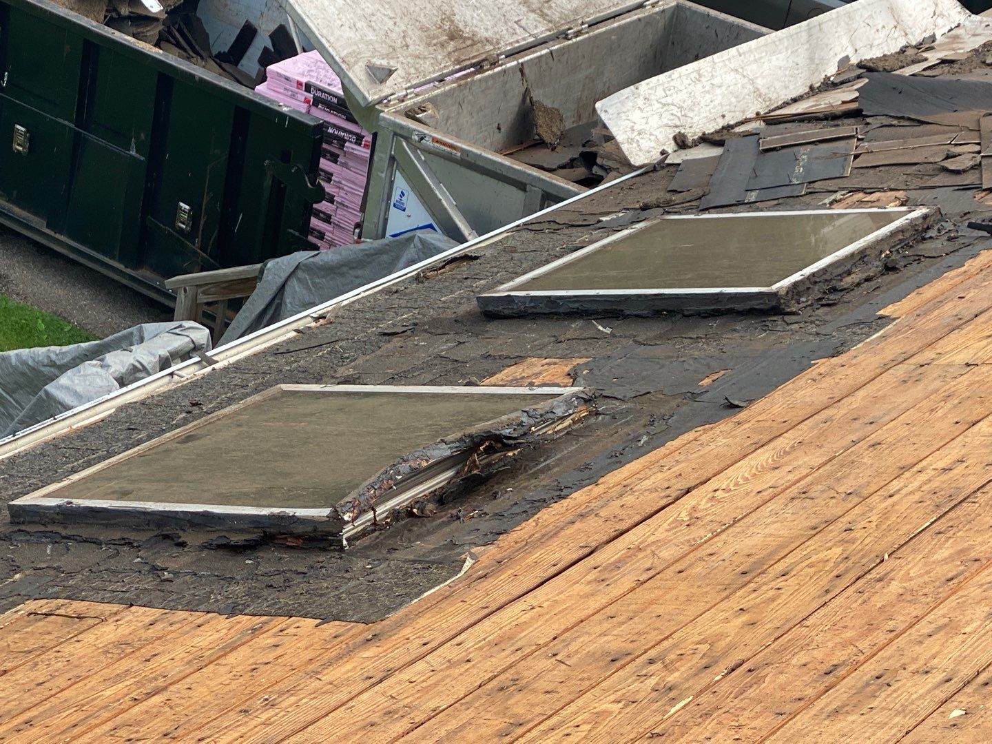 Residential Roofing Installation using Owens Corning Duration Driftwood by A Plus Exterior