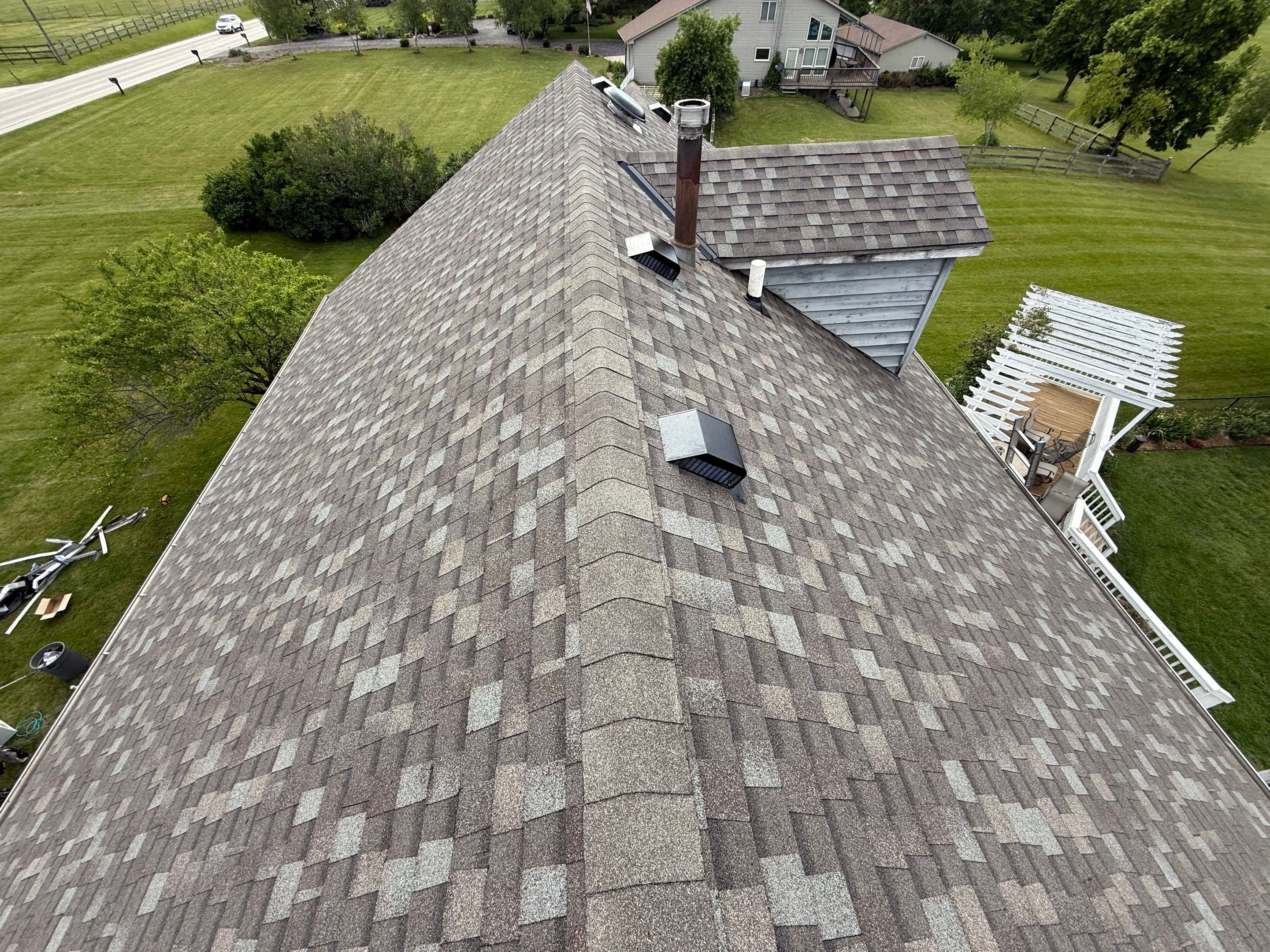 Roofing, copper chimney cap and copper awning by Optimal Home Improvement 