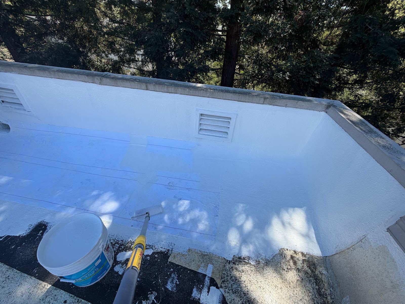 Roof Top Boiler Room and Roofing Repairs by Anza Builders, Inc. 