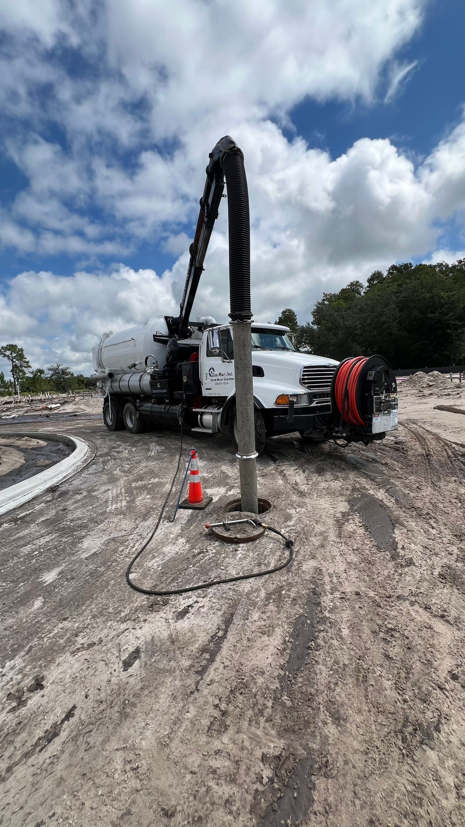 Lehigh Acres New Construction Community Sewer System Cleaning Part 1 by Don Mar, Inc. Storm Water Solutions