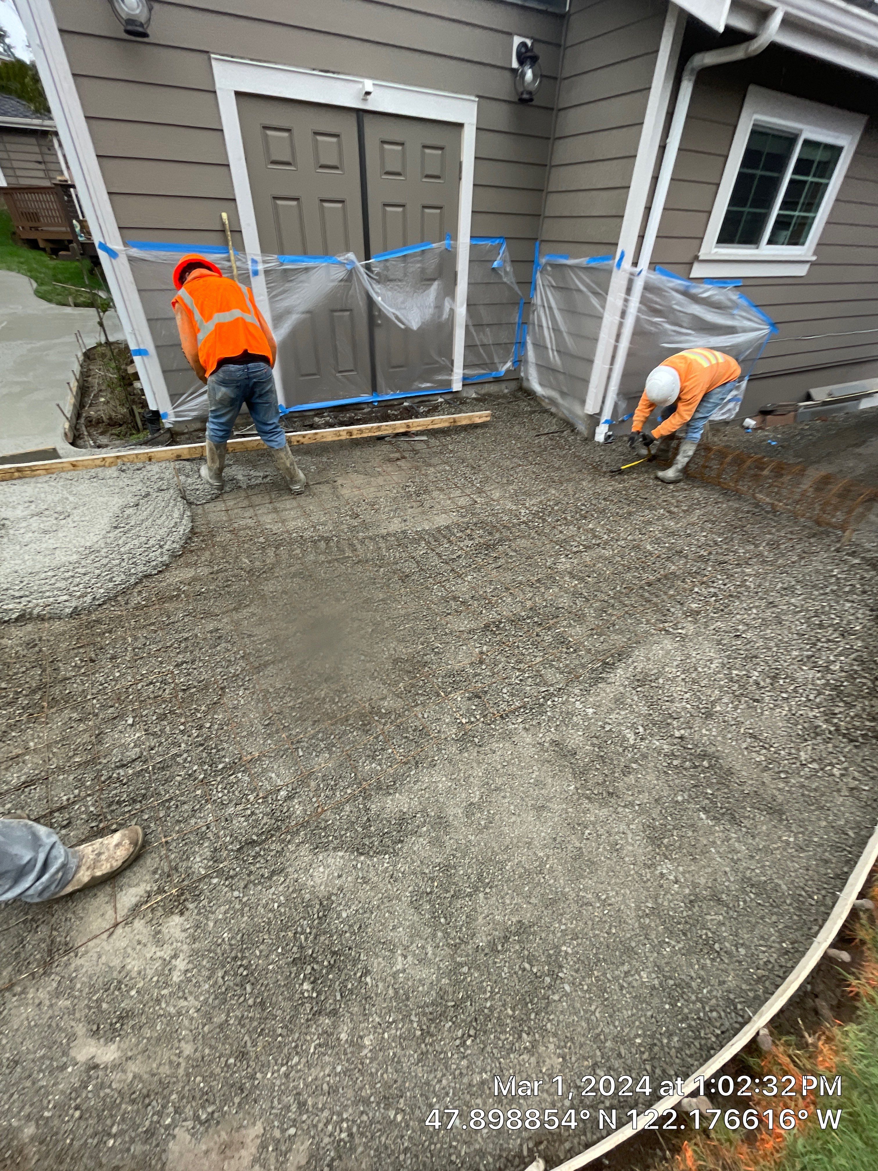 Wayne | Concrete patio & Walkway by Jireh Asphalt & Concrete Inc 