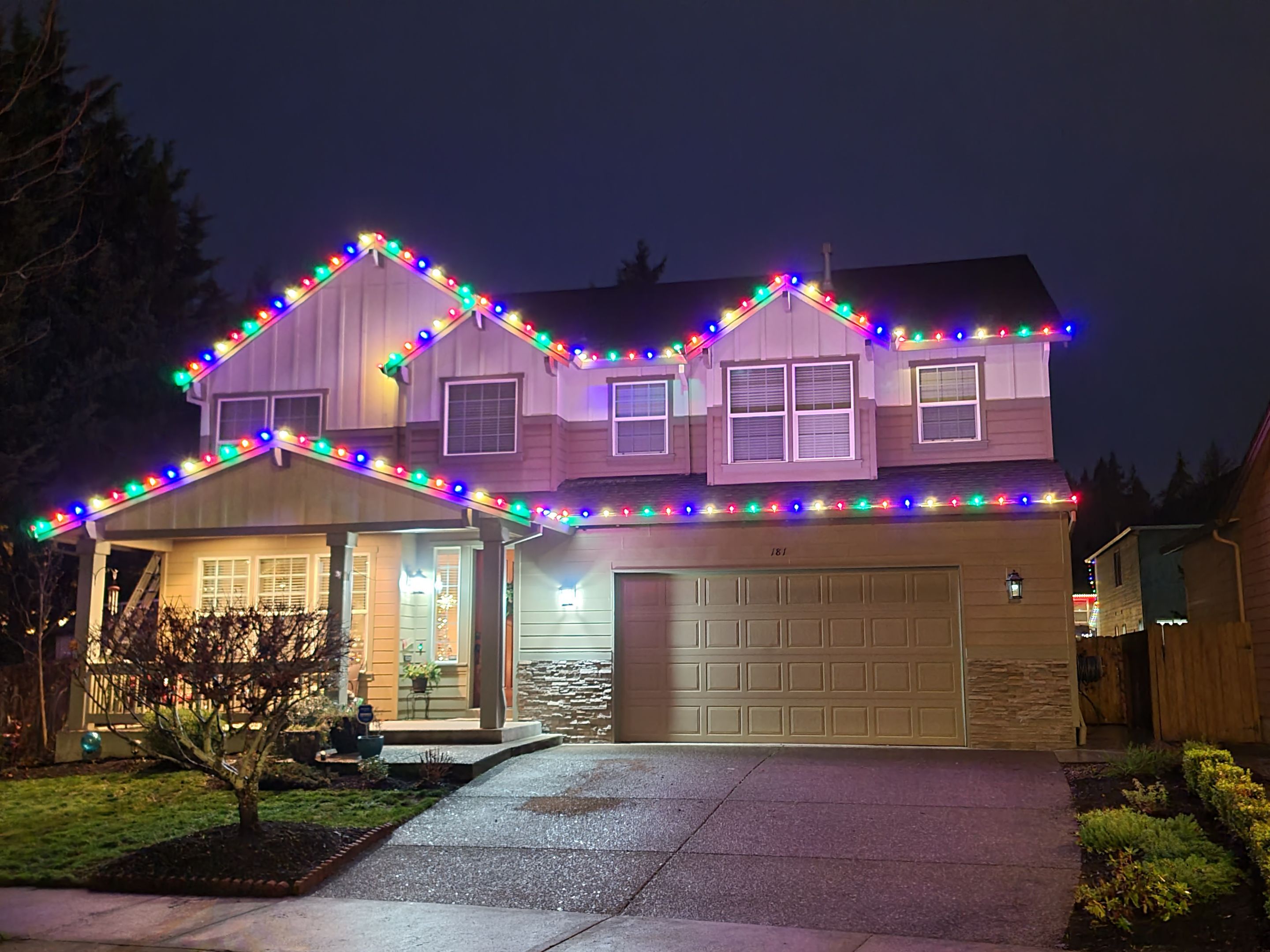 Holiday Lighting using C9 Opaque LEDs by Paul Schopp