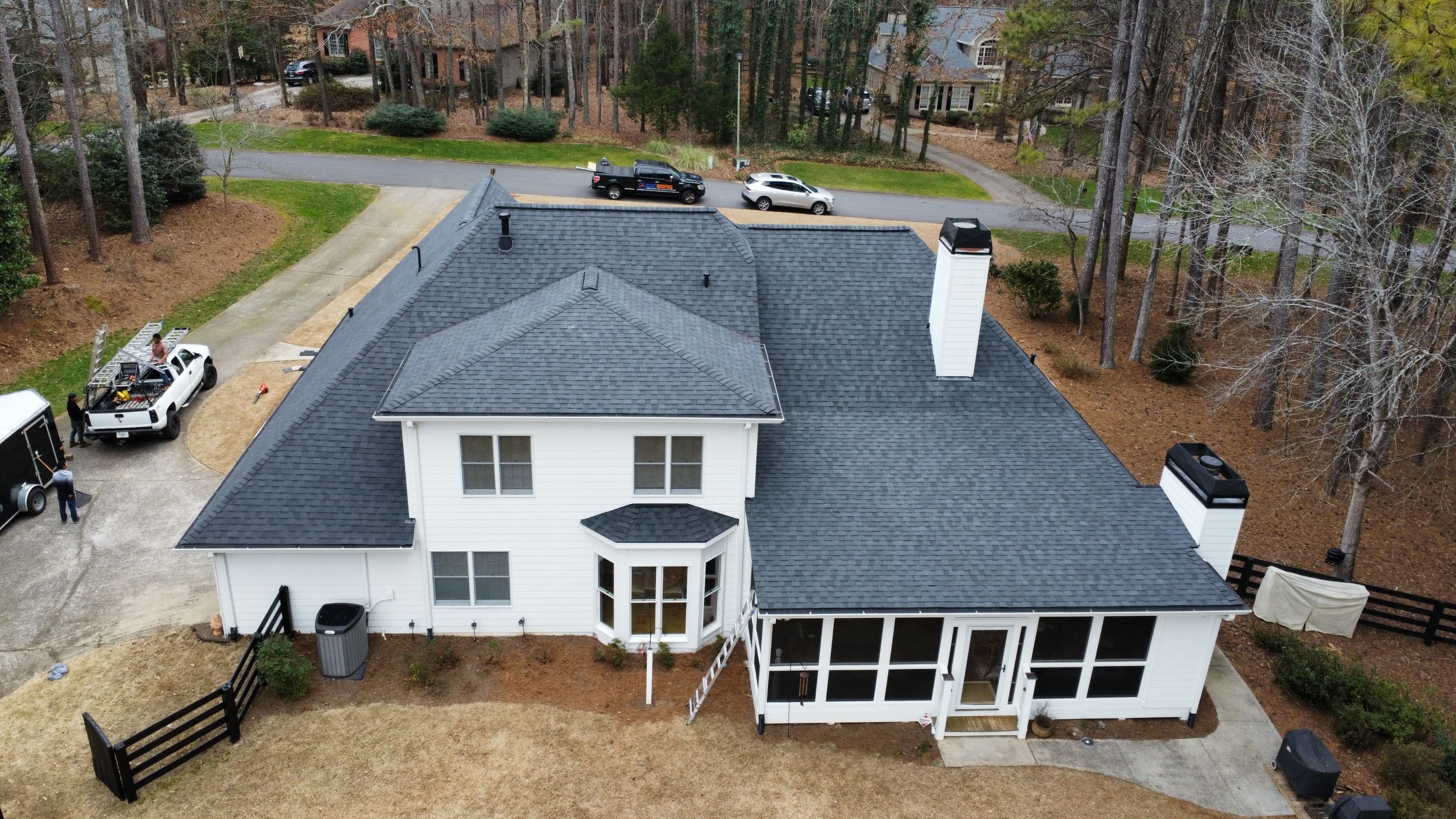 Cumming, GA Roof Replacement, CertainTeed Landmark Moire Black by Reset Roofing