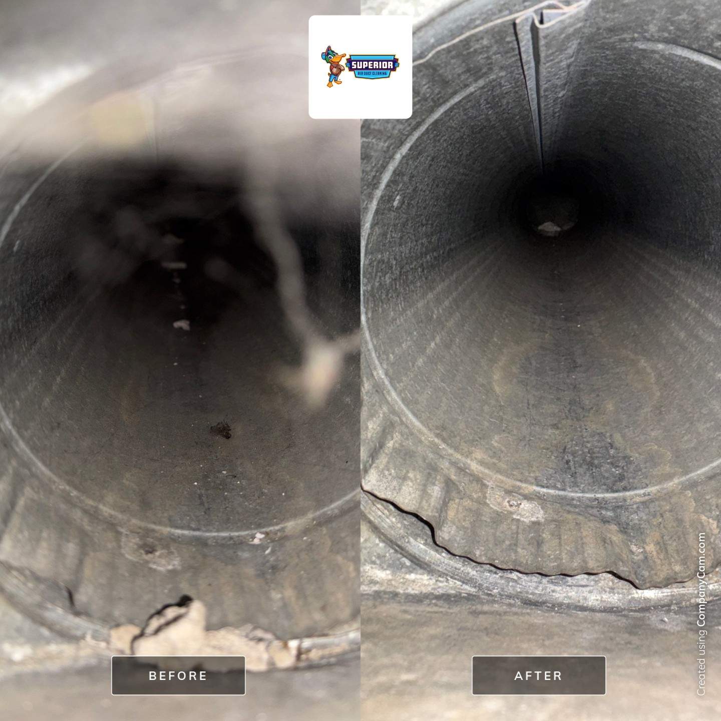 Air Duct Cleaning With a Vacuum Truck in Berlin Center, OH by Superior Air Duct Cleaning