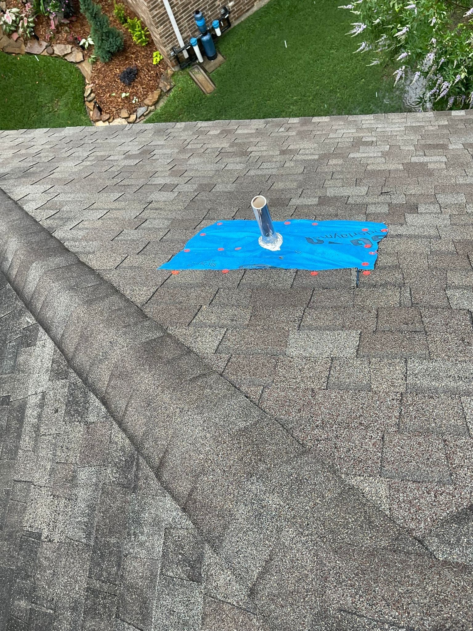 Hail Damage using Owen's Corning Duration (Lifetime) Shingles by Roof Repair Company
