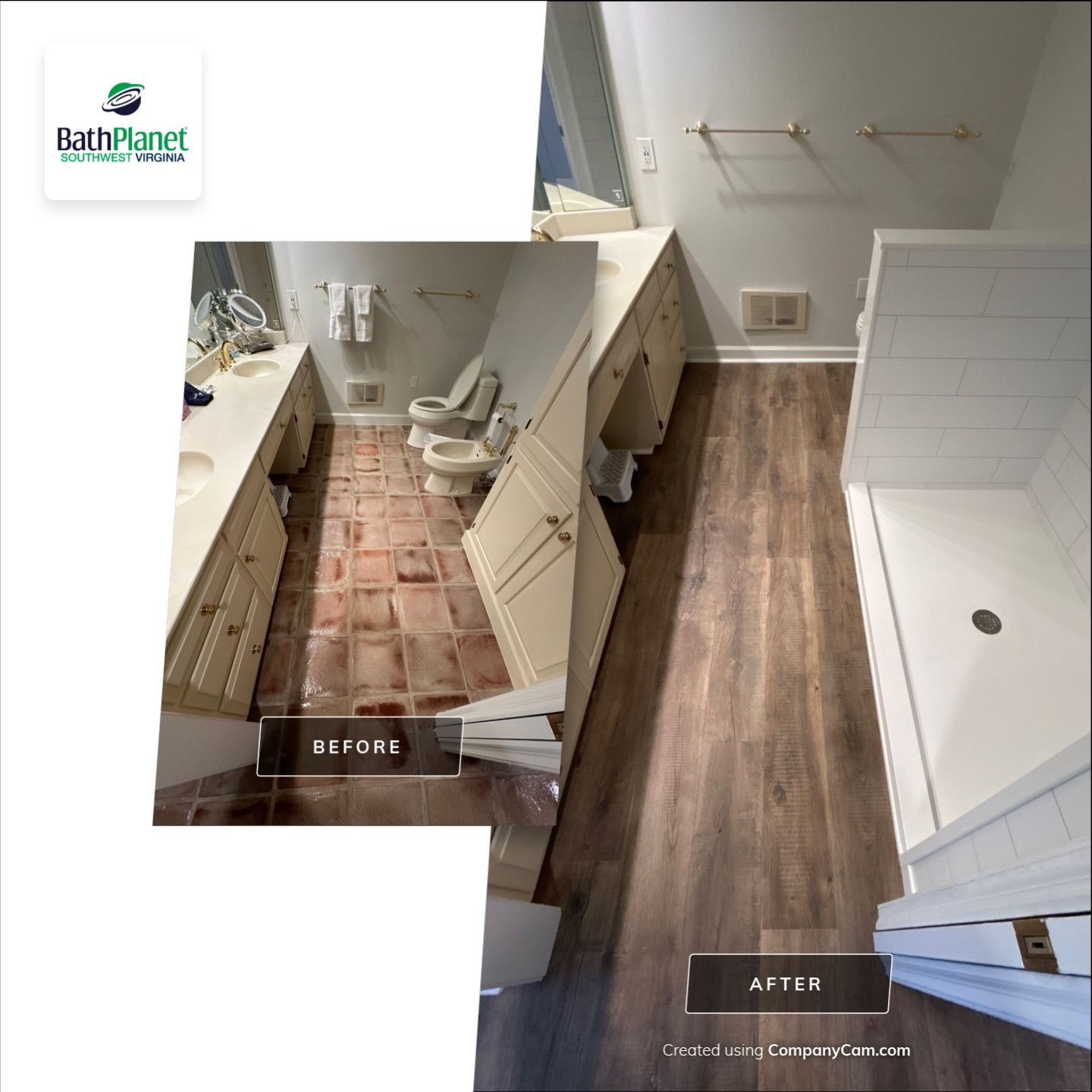 Bathroom Upgrade by BathPlanet SW Virginia