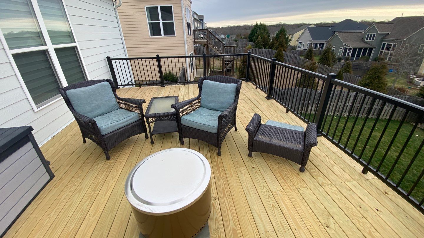 Deck using AcryFin by DuraSeal
