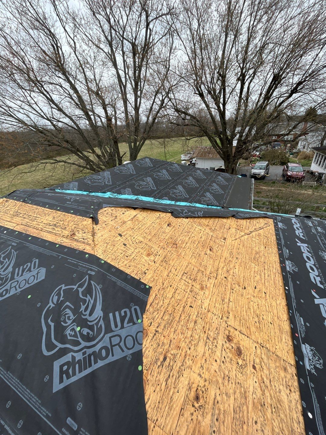 Commercial Roofing Installation using Performance Panel Metal - Frost Black by RoofX 