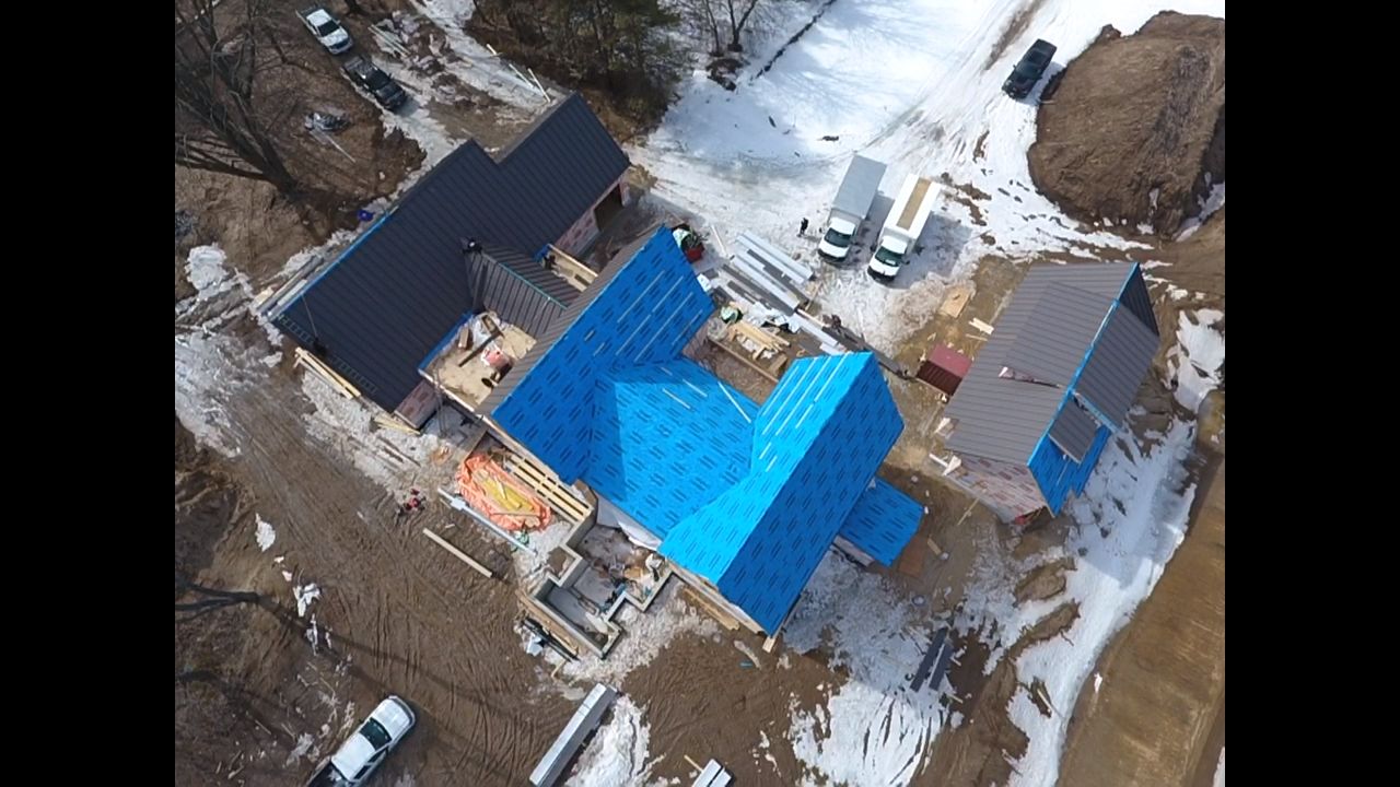 New Construction | 16” Standing Seam Metal Roof Installation by Jay Carter Roofing & Sheet Metal