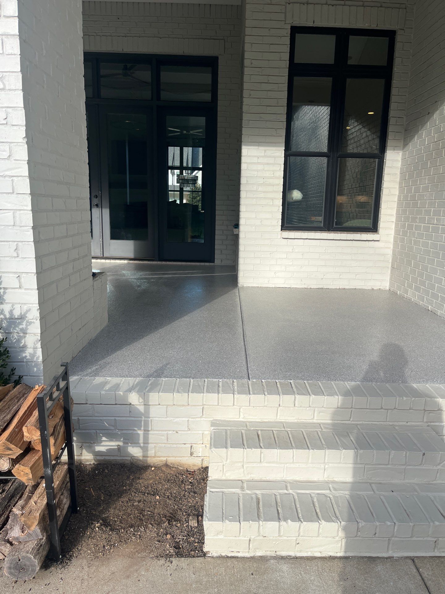 Patio Floor Coating using Quartzite by My Garage Floor Guys