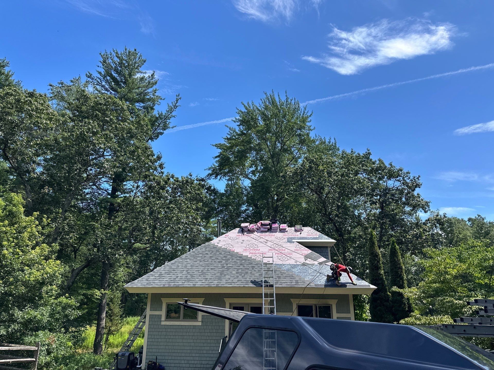 Project in Carlisle, MA by Mighty Dog Roofing of Greater Middlesex County