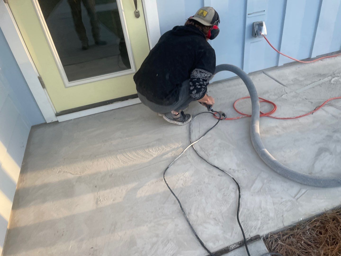 Front Patio Install by Innovative Concrete Coatings 