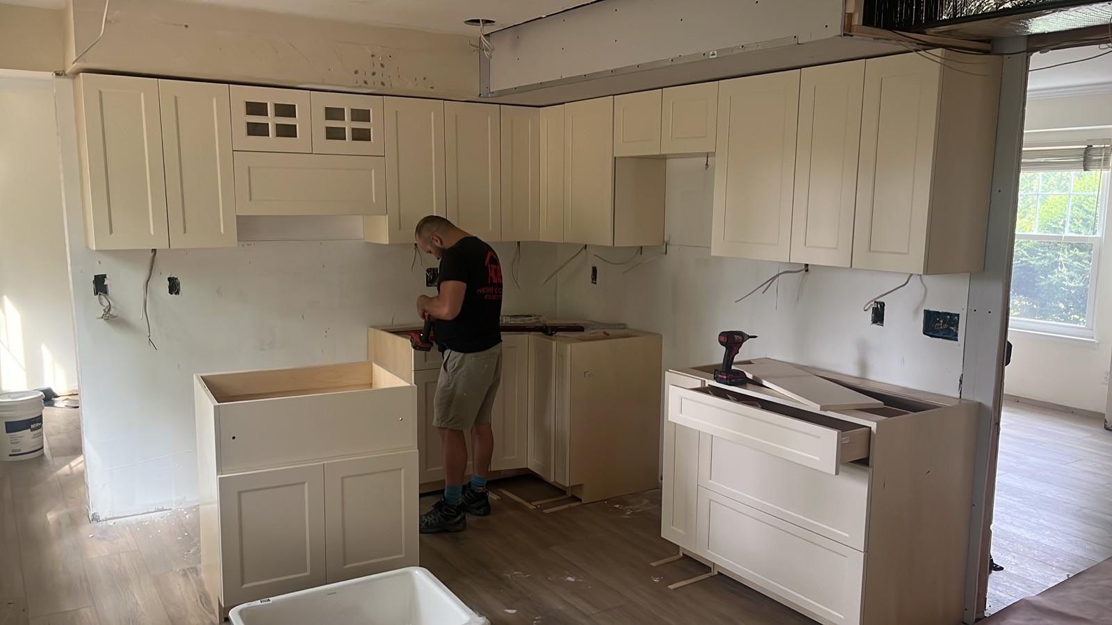 Kitchen Remodel using Cabinets by Home Concepts Construction