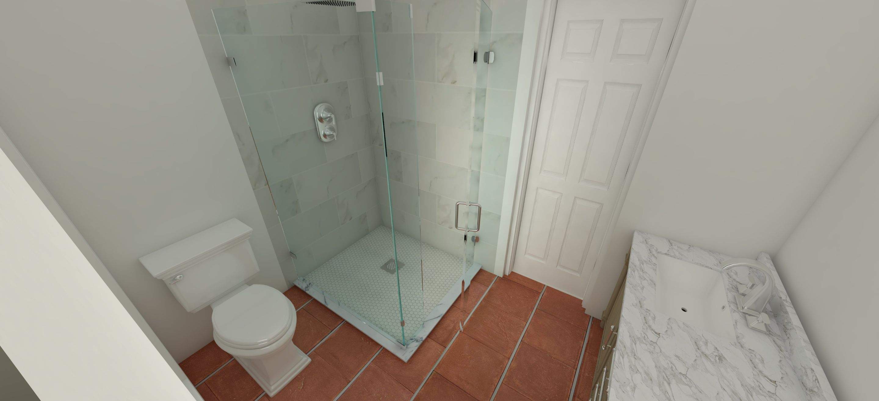 Bathroom Remodel using Tile by Home Concepts Construction