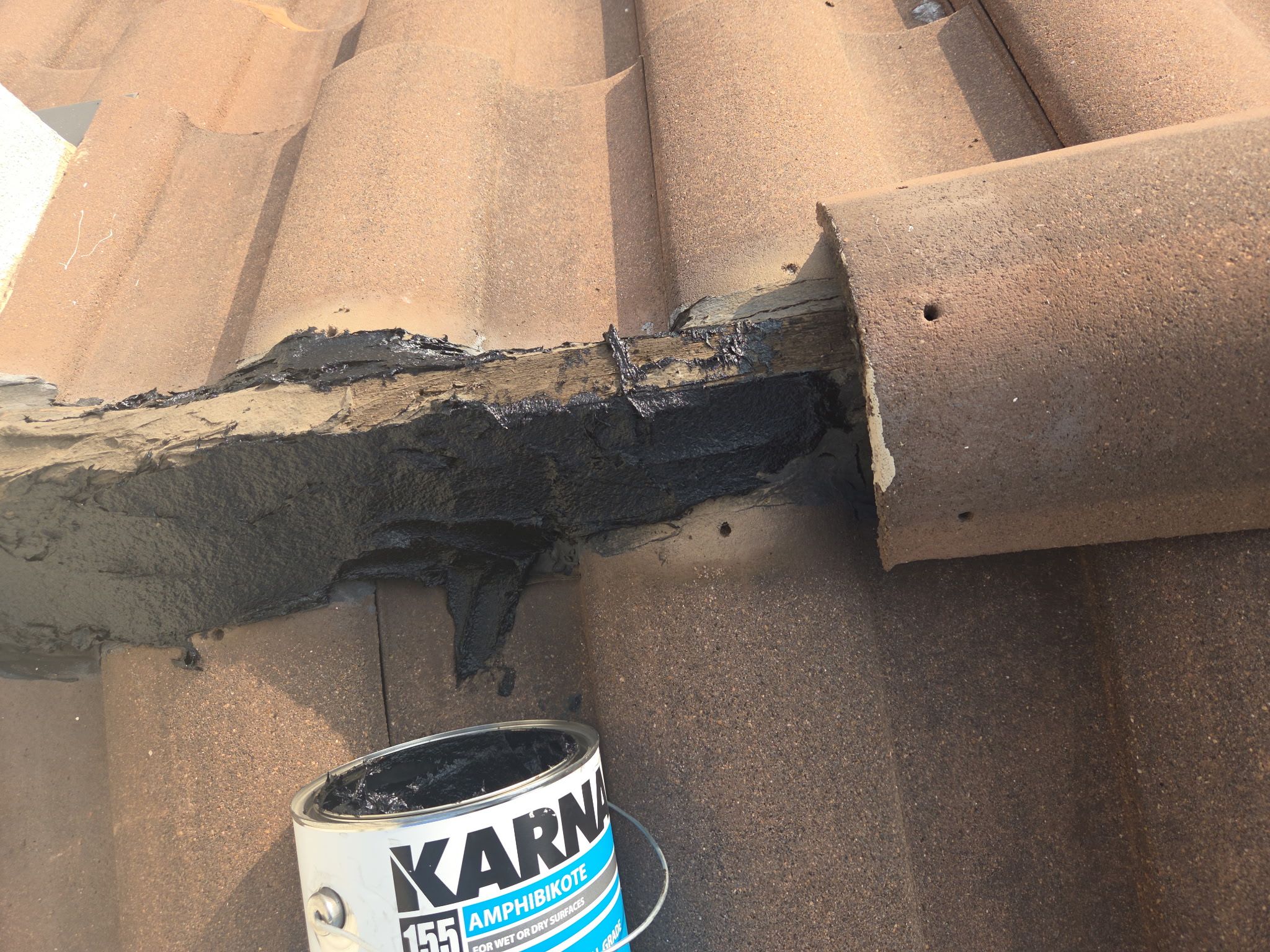 Lots of tile repairs out in Spicewood by REPS OF TEXAS